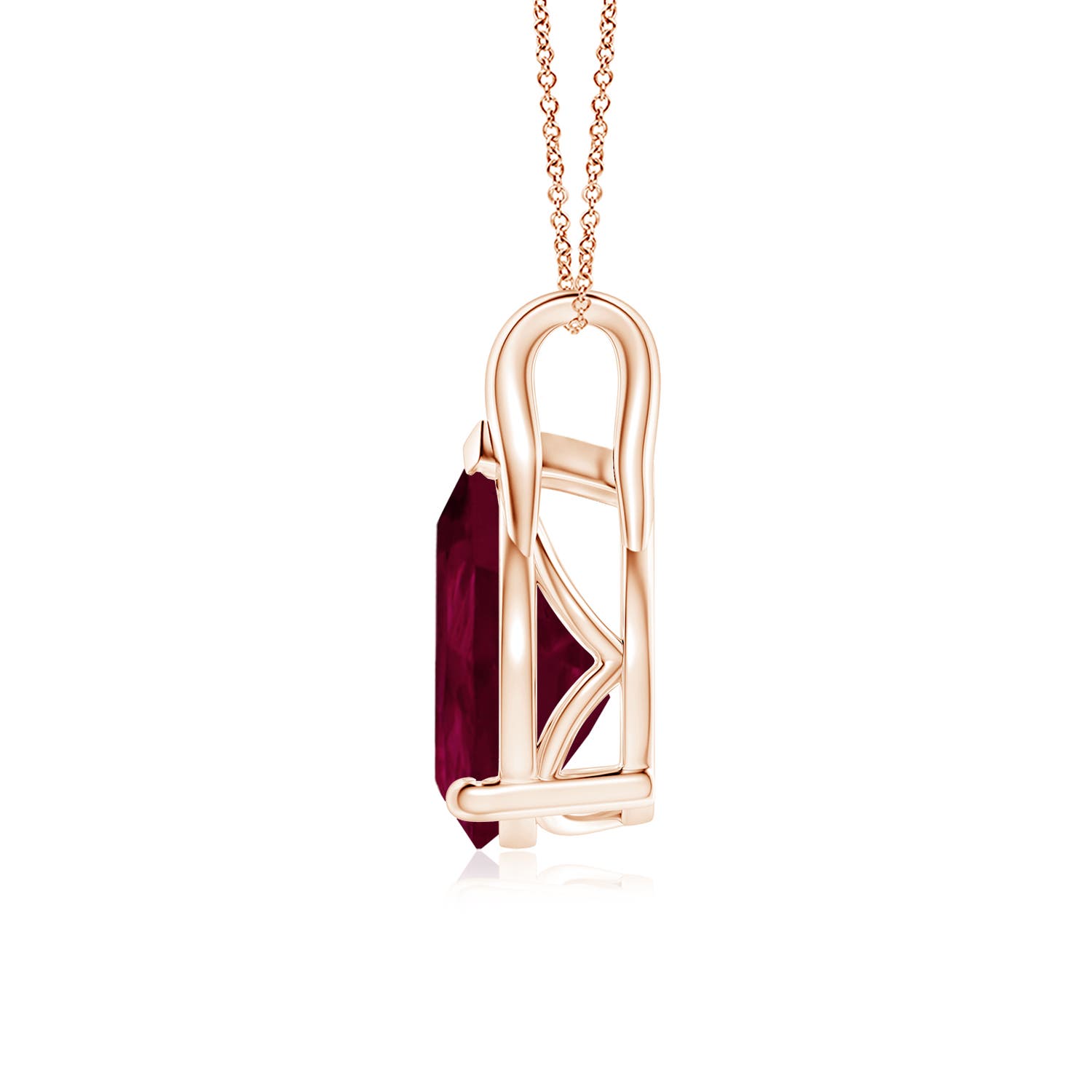 A - Ruby / 5 CT / 18 KT Rose Gold