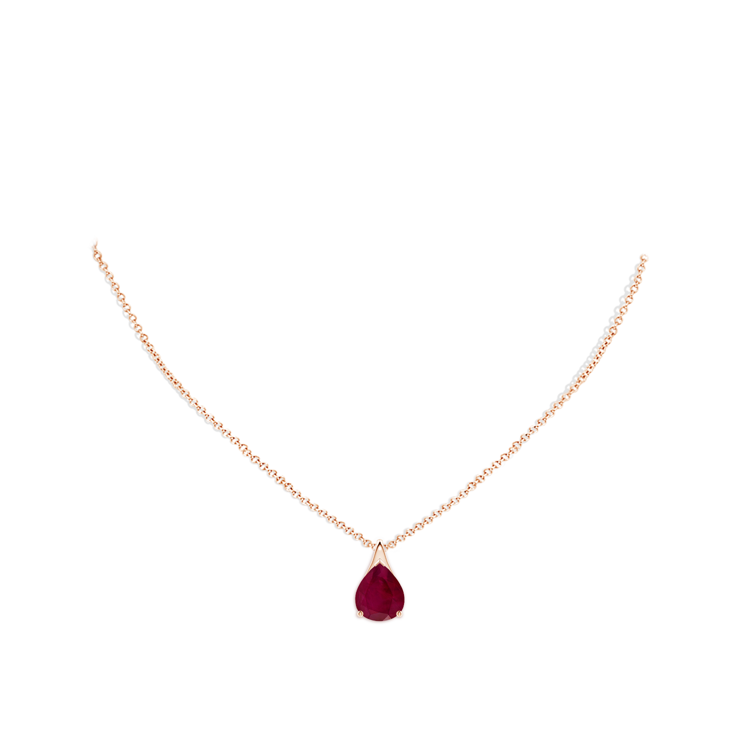 A - Ruby / 5 CT / 18 KT Rose Gold