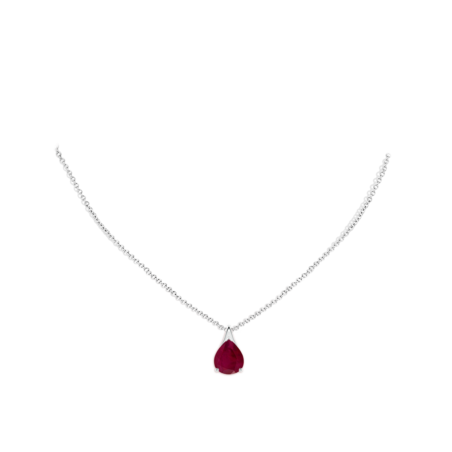 A - Ruby / 5 CT / 18 KT White Gold