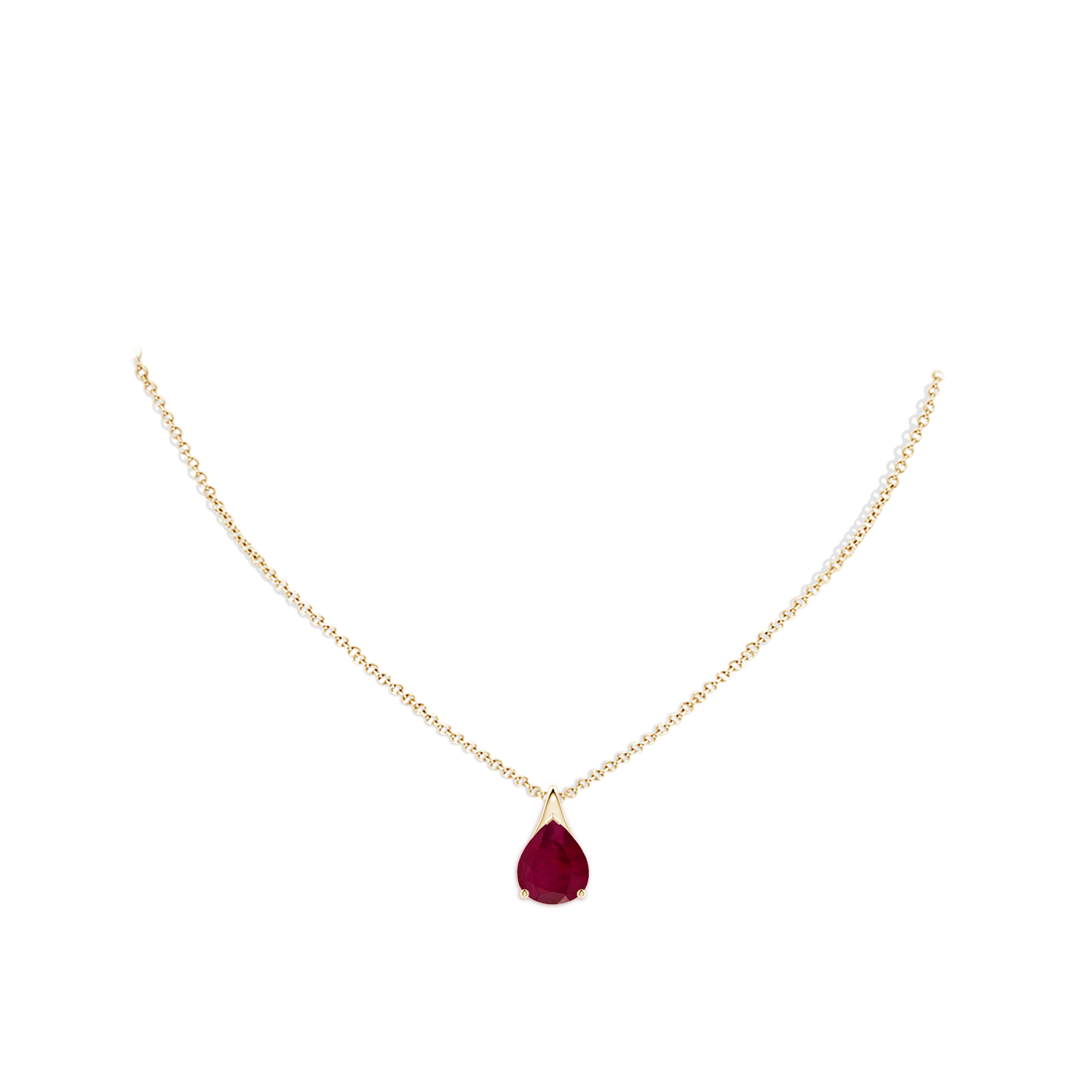 A - Ruby / 5 CT / 18 KT Yellow Gold