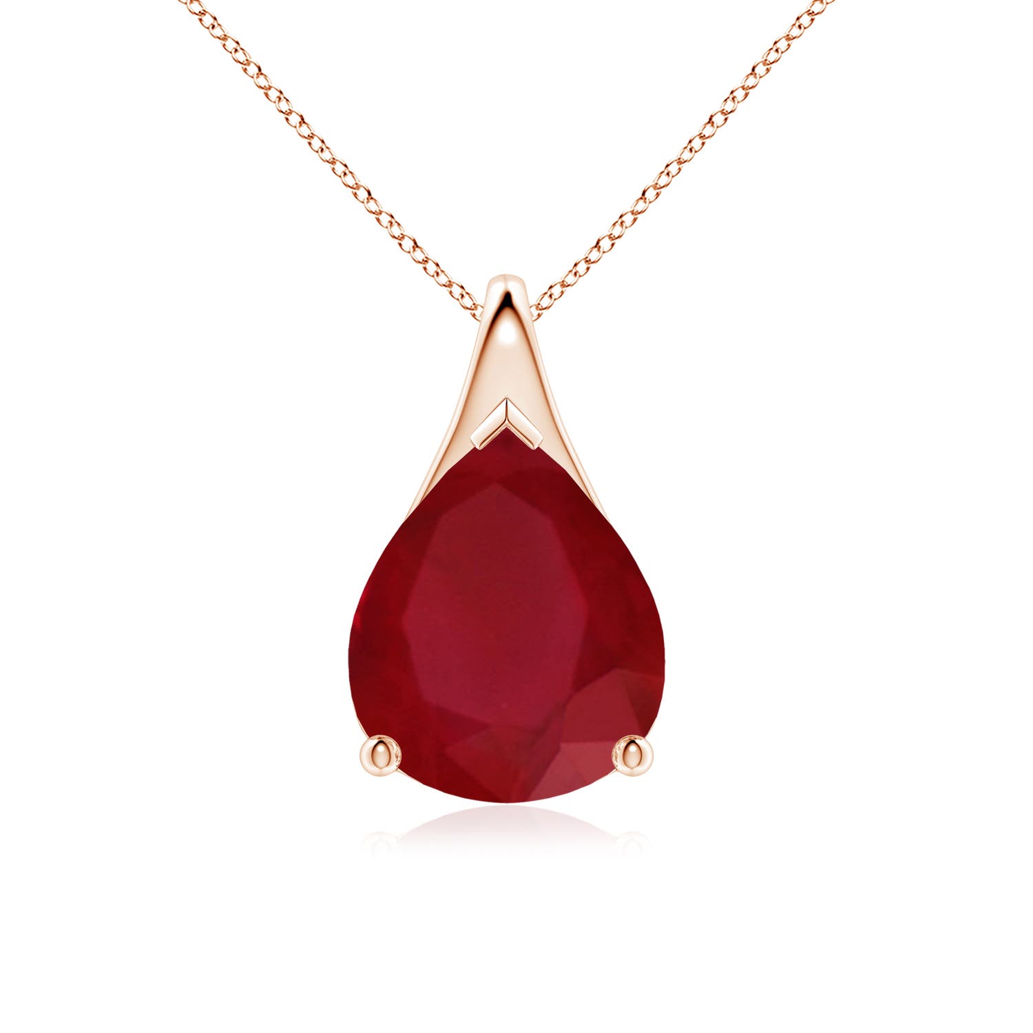 AA - Ruby / 5 CT / 18 KT Rose Gold