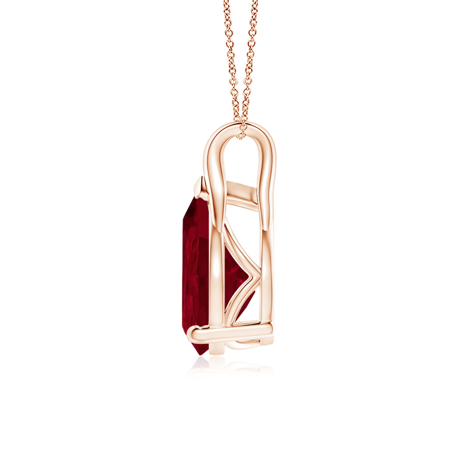 AA - Ruby / 5 CT / 18 KT Rose Gold