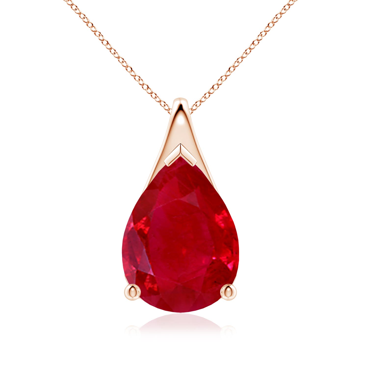 AAA - Ruby / 7.9 CT / 18 KT Rose Gold