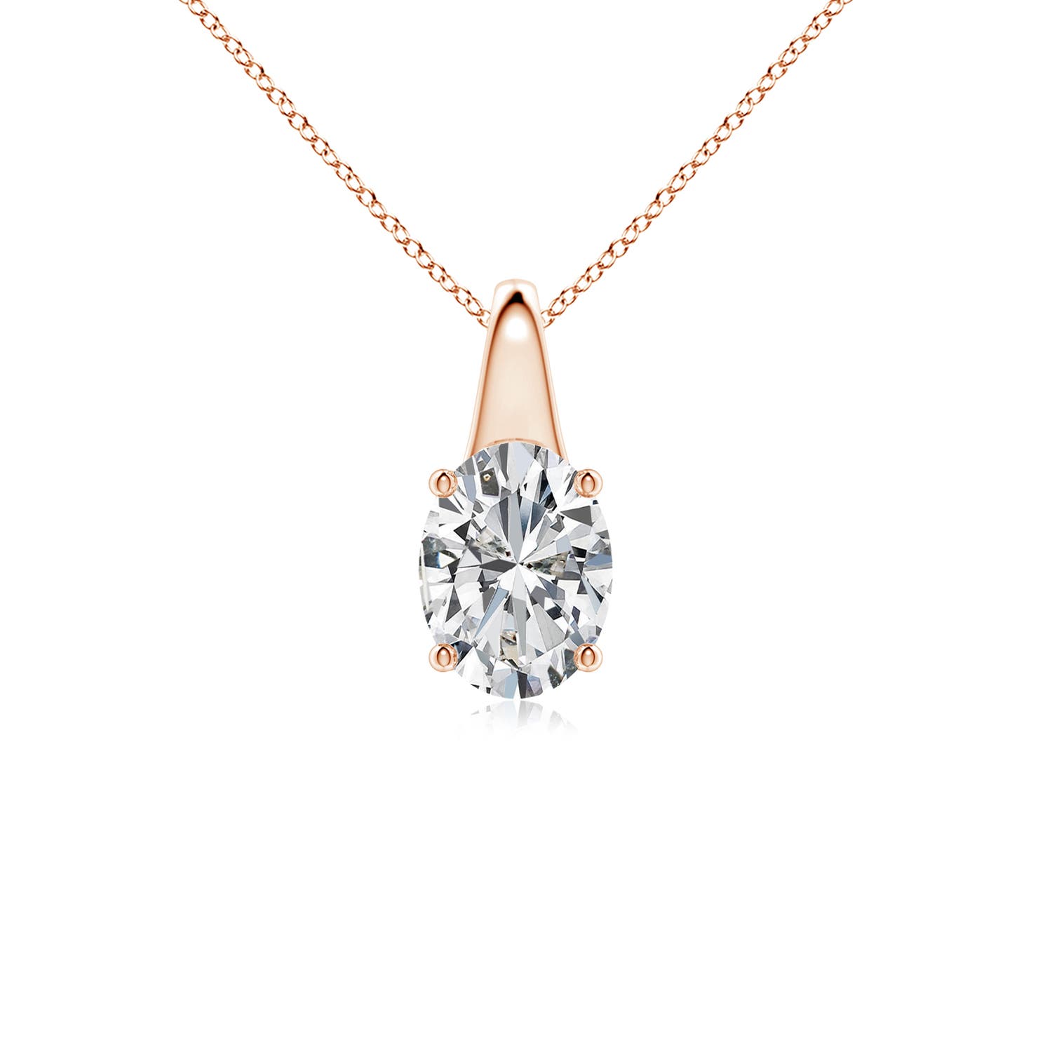 H, SI2 / 1 CT / 18 KT Rose Gold