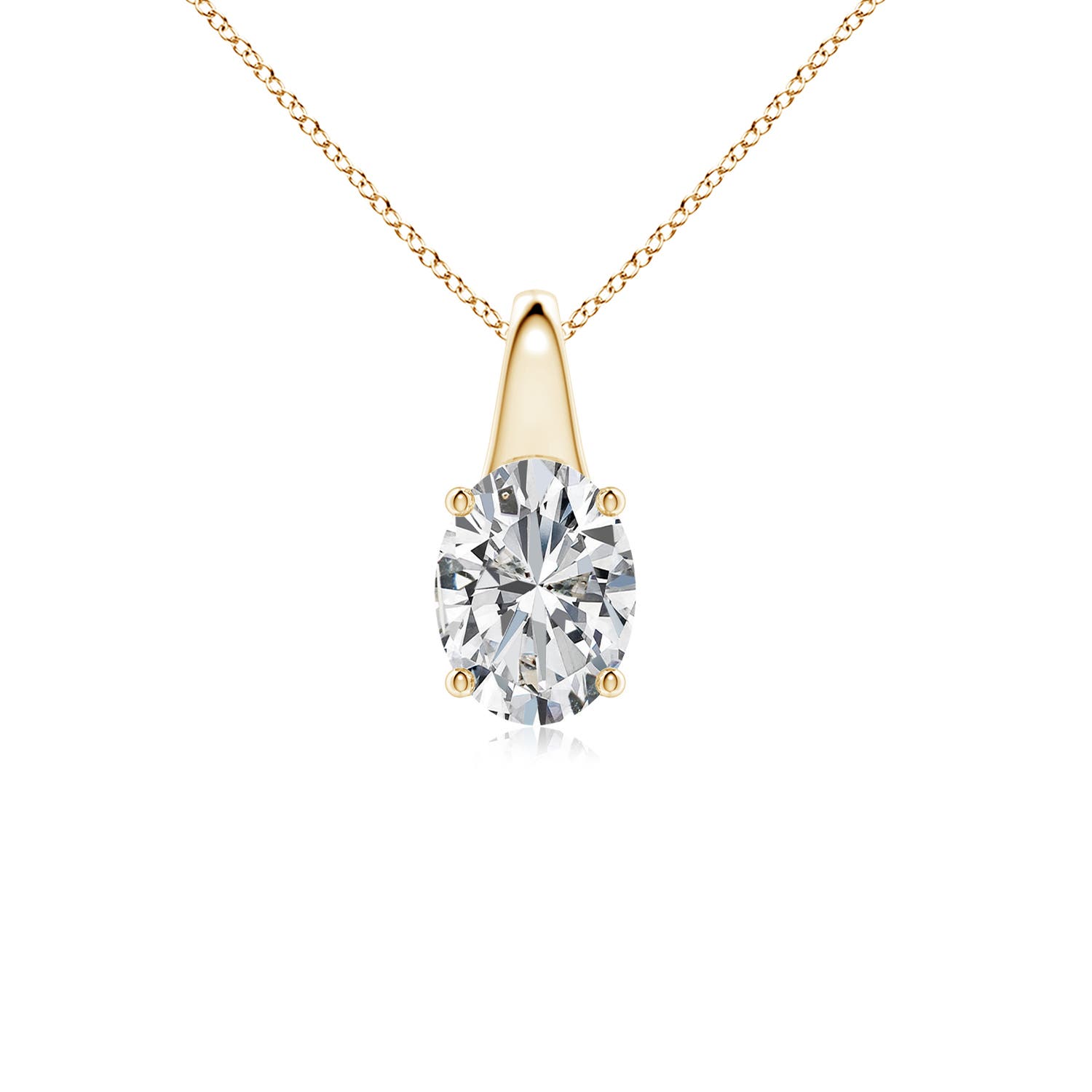 H, SI2 / 1 CT / 18 KT Yellow Gold