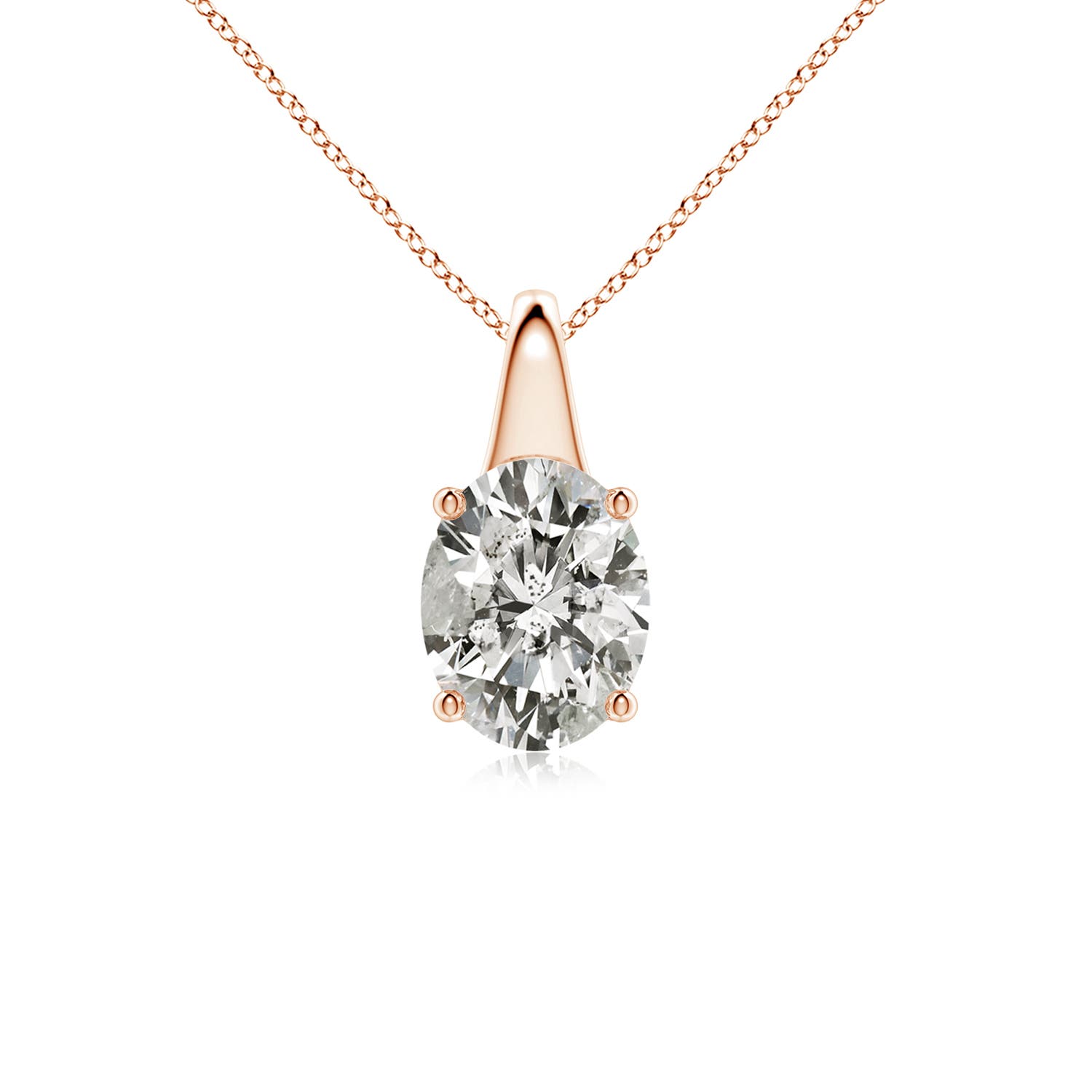 K, I3 / 1.5 CT / 18 KT Rose Gold