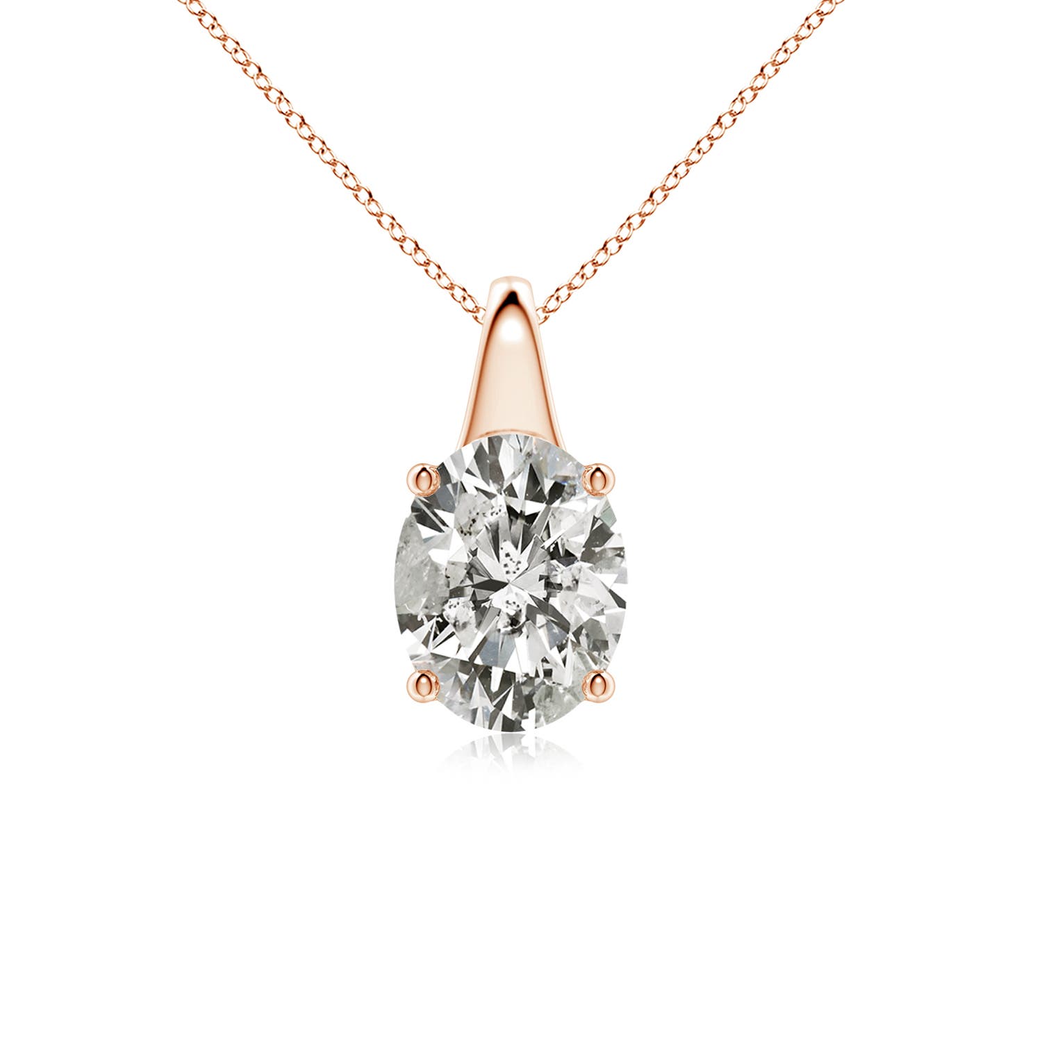 K, I3 / 1.76 CT / 14 KT Rose Gold