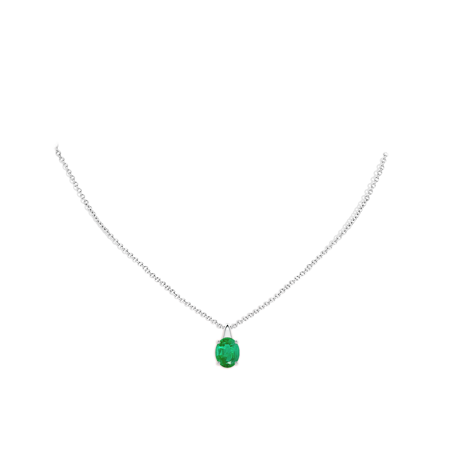 AA - Emerald / 2.25 CT / 18 KT White Gold