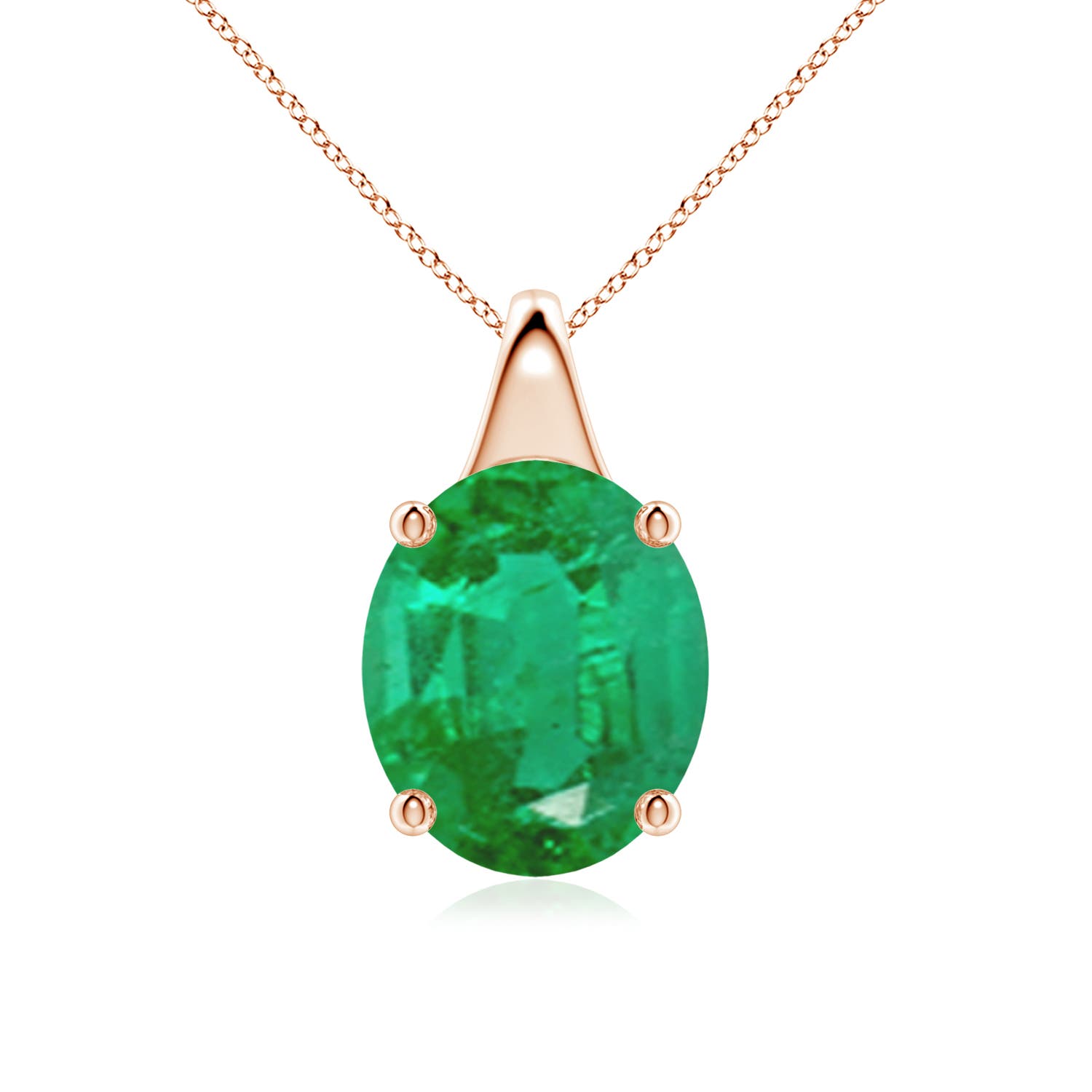 AA - Emerald / 4.75 CT / 18 KT Rose Gold