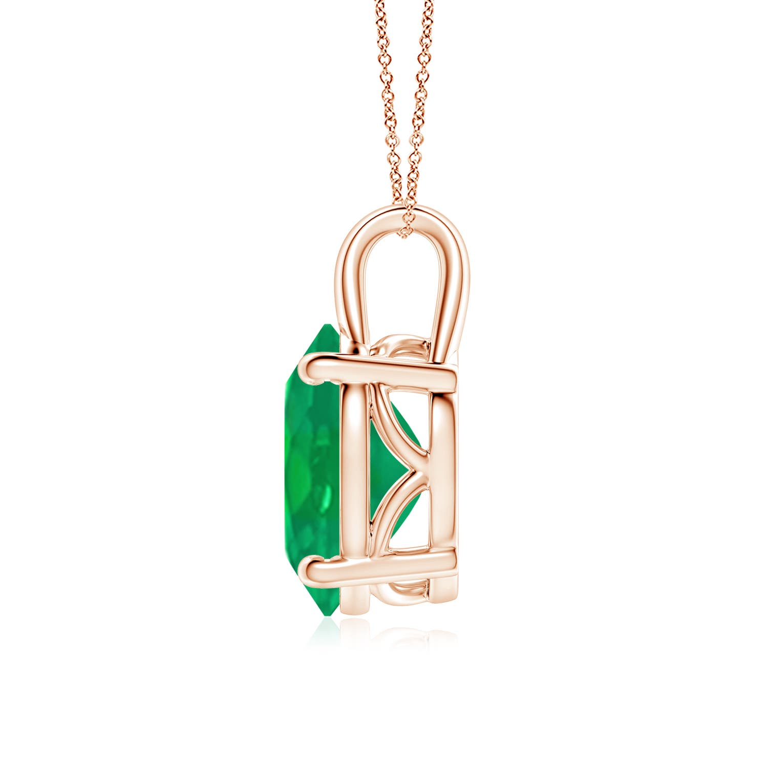 AA - Emerald / 4.75 CT / 18 KT Rose Gold