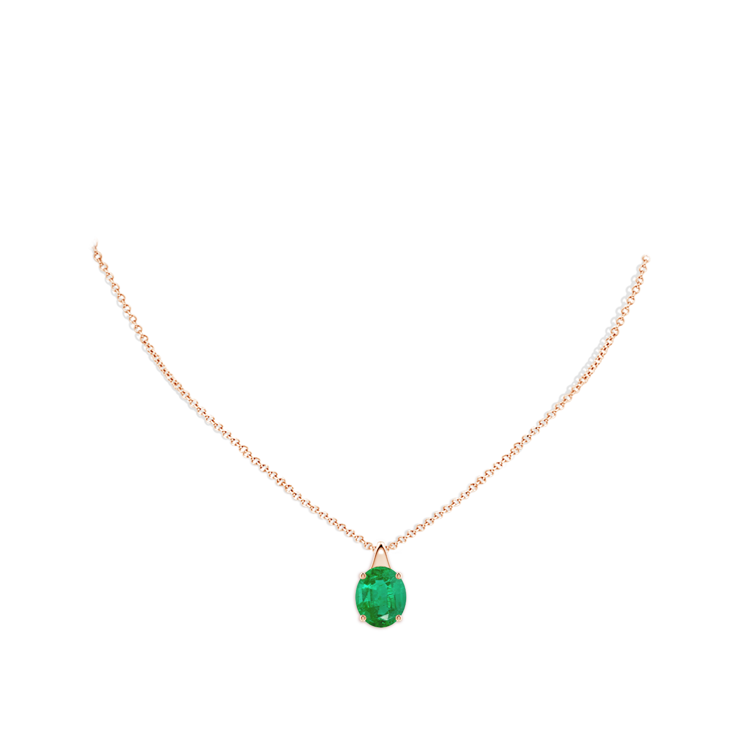 AA - Emerald / 4.75 CT / 18 KT Rose Gold