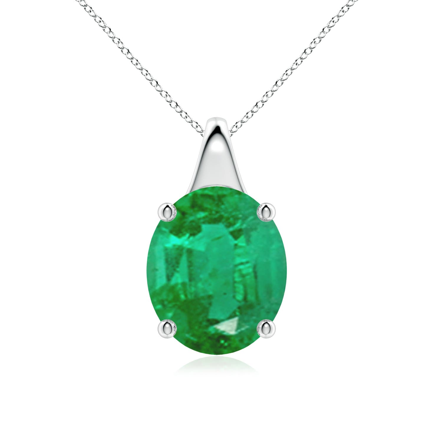 AA - Emerald / 4.75 CT / 18 KT White Gold