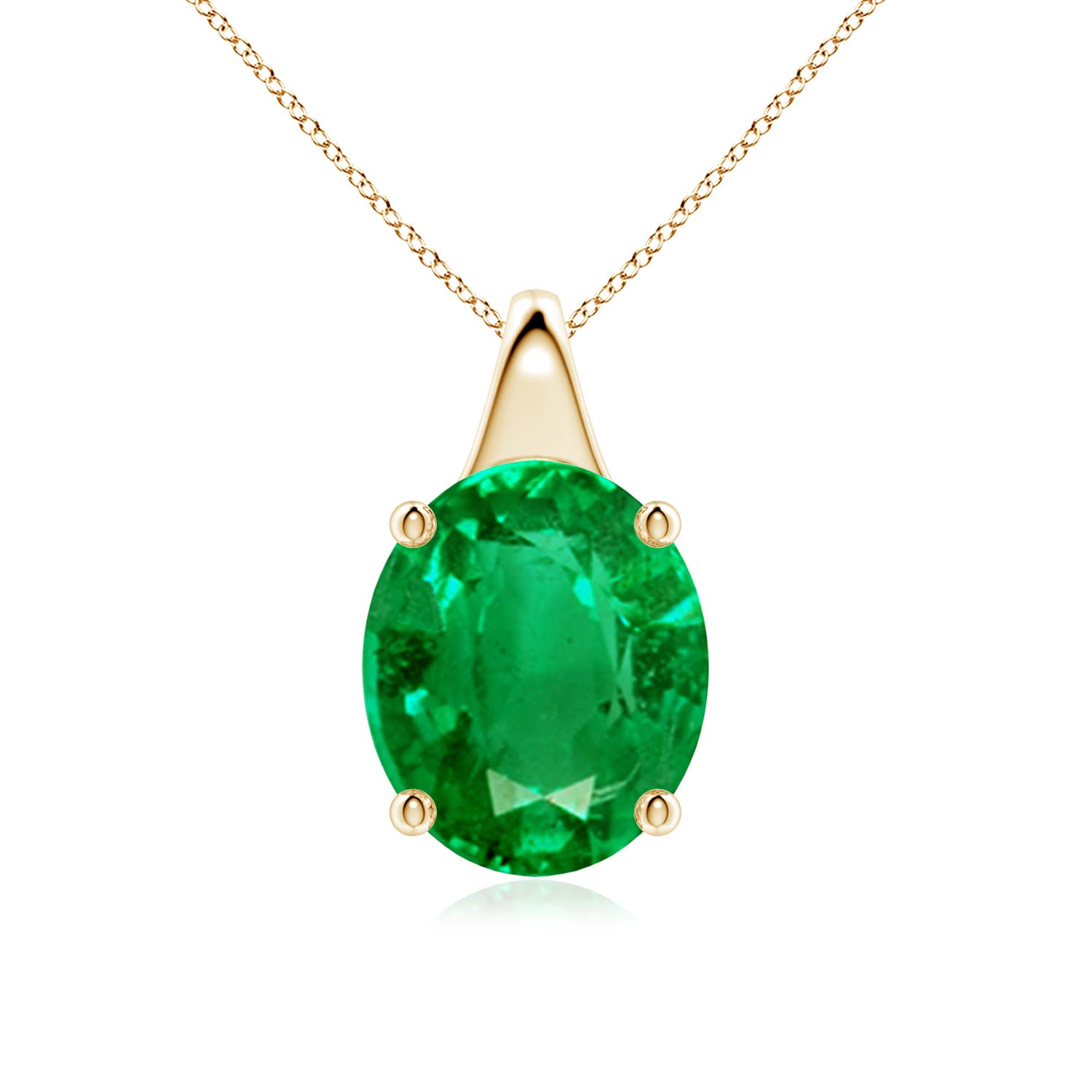 AAA - Emerald / 4.75 CT / 18 KT Yellow Gold