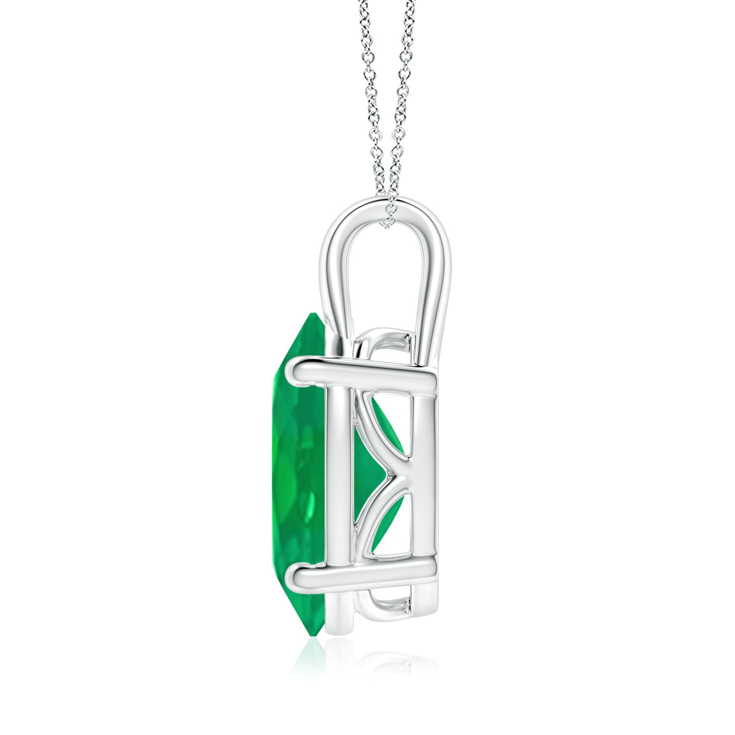 AA - Emerald / 7.25 CT / 18 KT White Gold