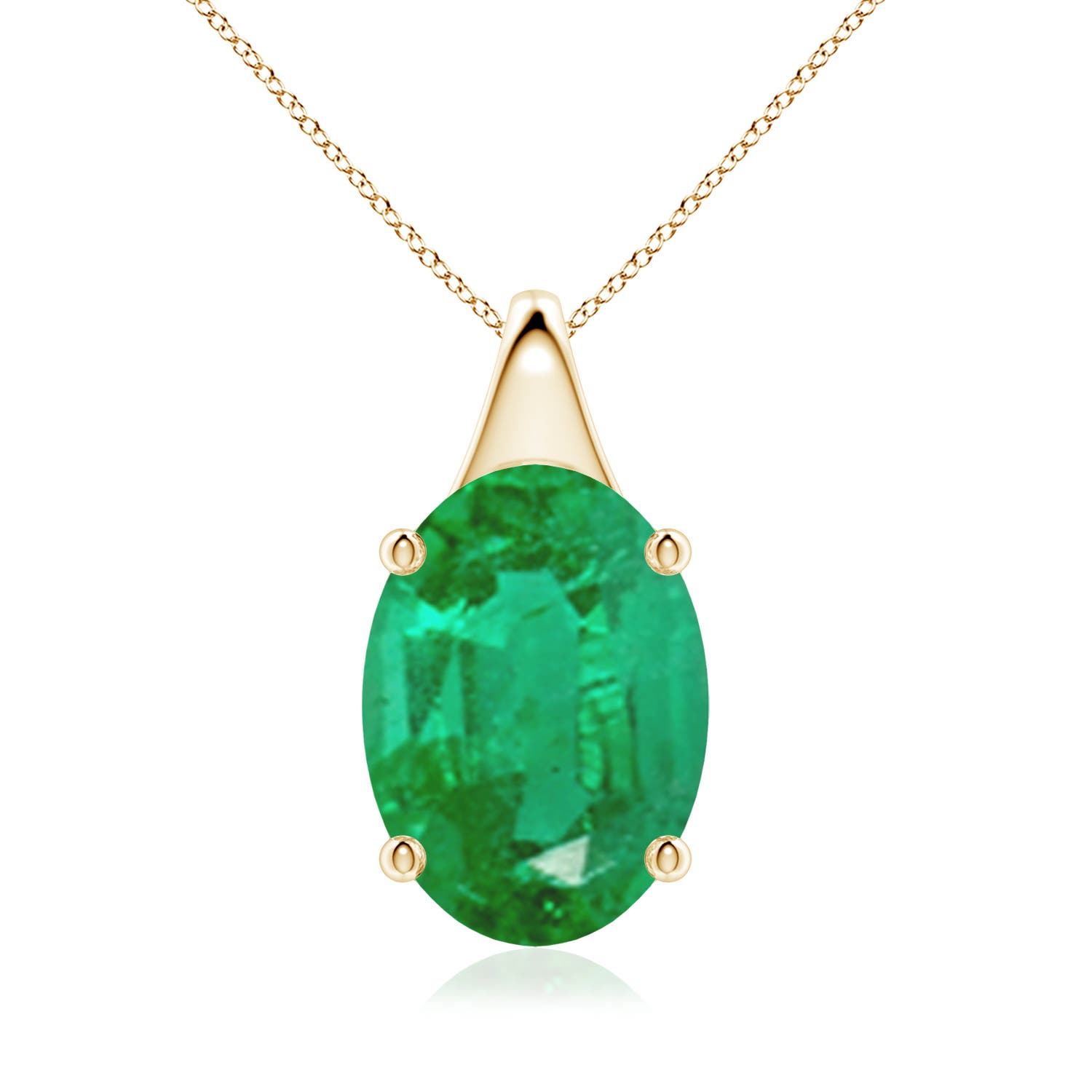 AA - Emerald / 7.25 CT / 18 KT Yellow Gold