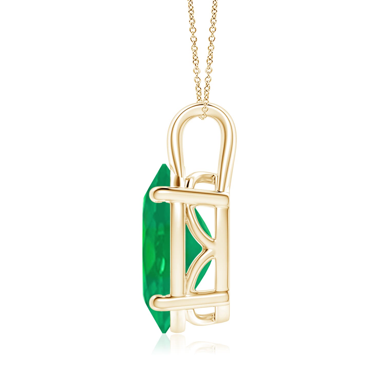 AA - Emerald / 7.25 CT / 18 KT Yellow Gold