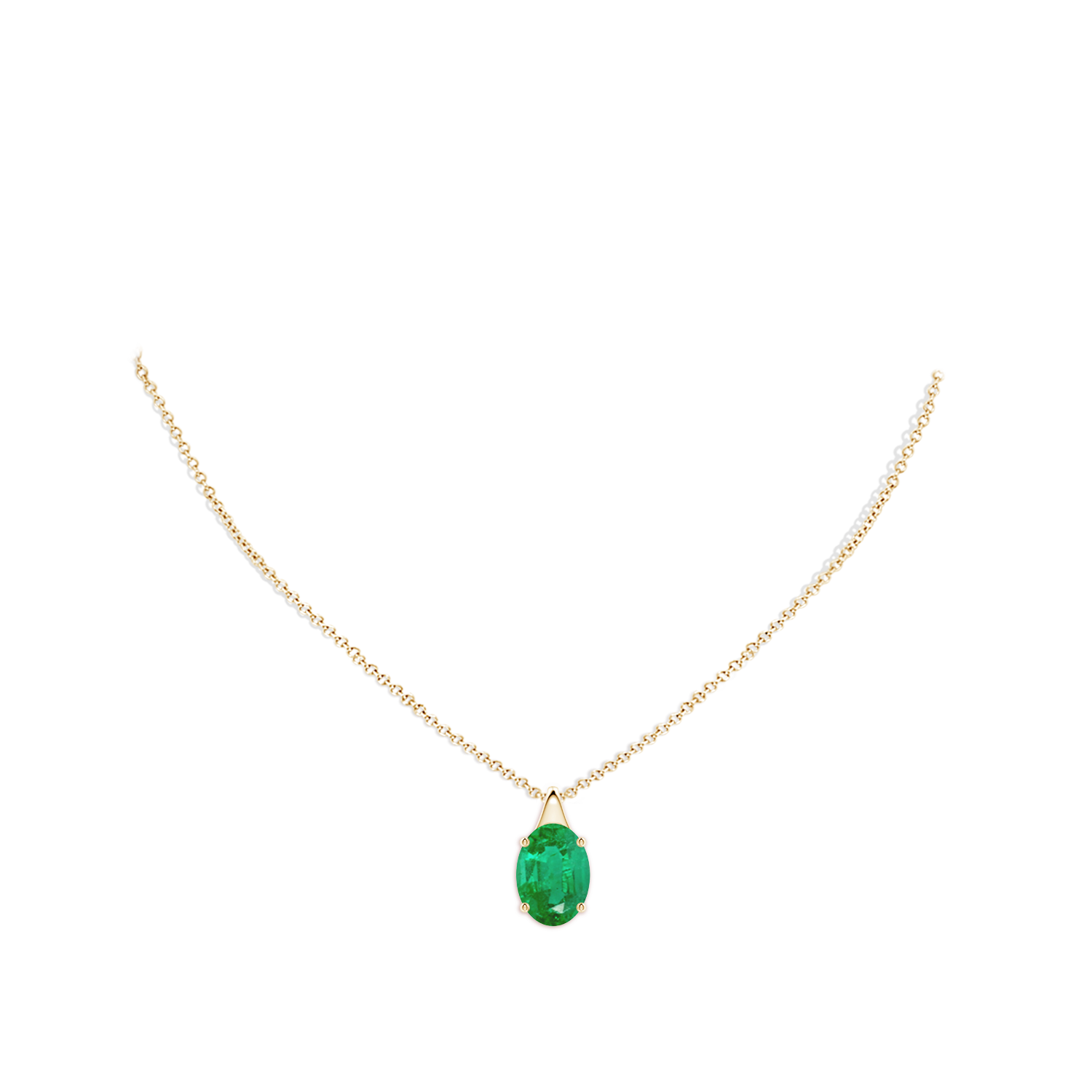 AA - Emerald / 7.25 CT / 18 KT Yellow Gold