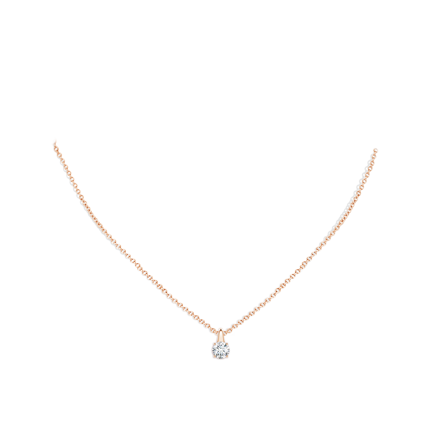 G, VS2 / 1 CT / 18 KT Rose Gold