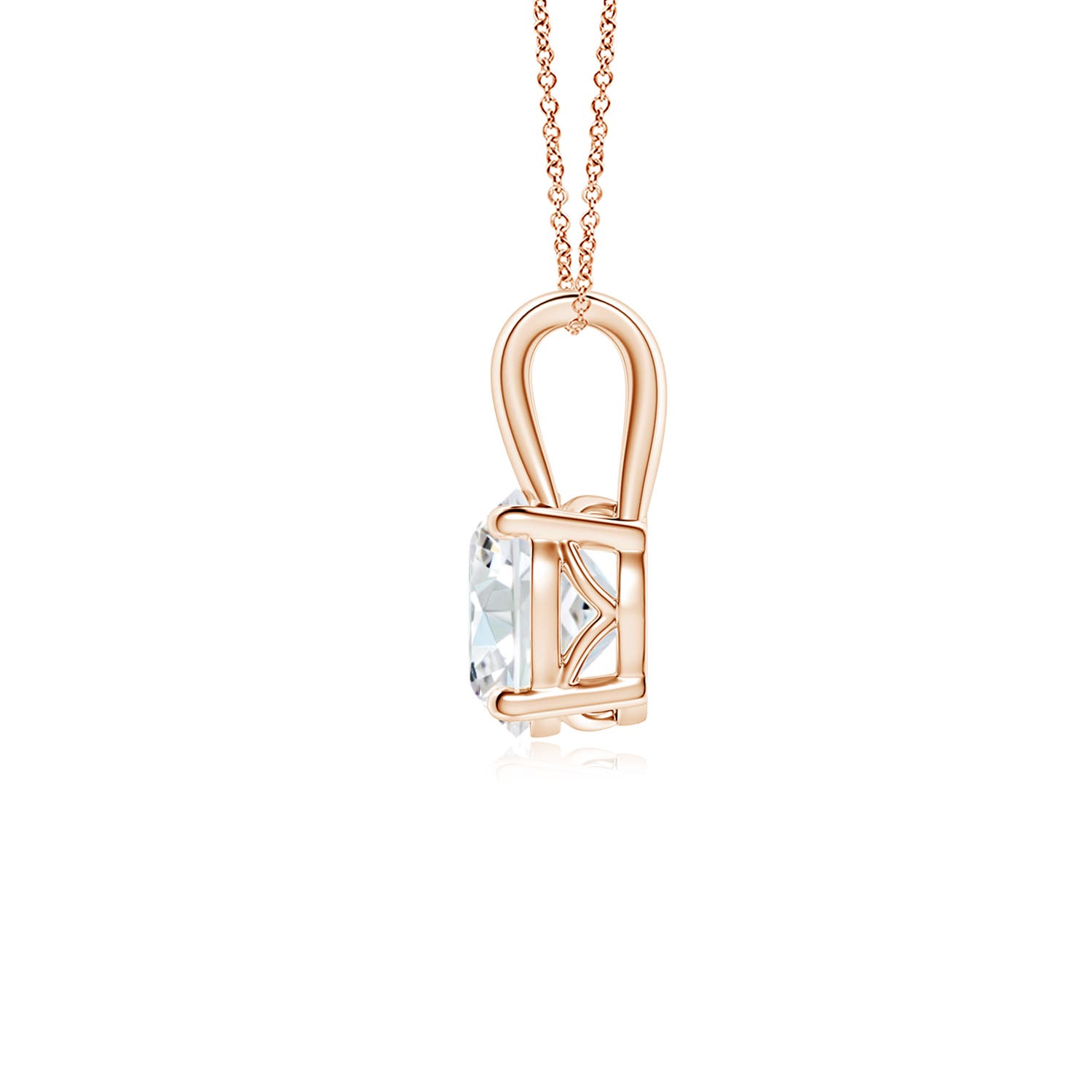 G, VS2 / 1 CT / 14 KT Rose Gold