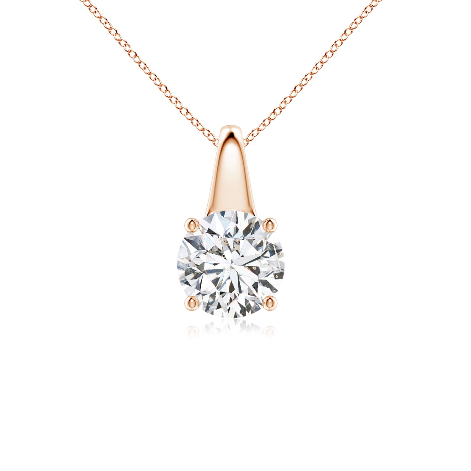 H, SI2 / 1 CT / 18 KT Rose Gold