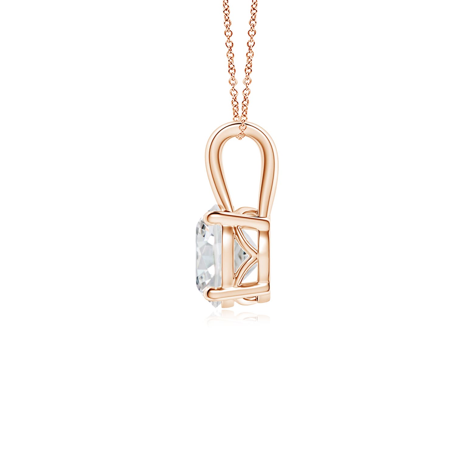 H, SI2 / 1 CT / 18 KT Rose Gold