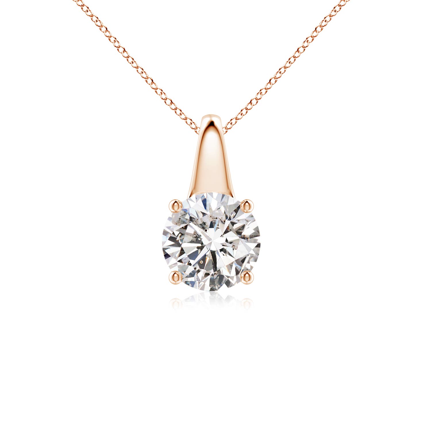 I-J, I1-I2 / 1 CT / 14 KT Rose Gold