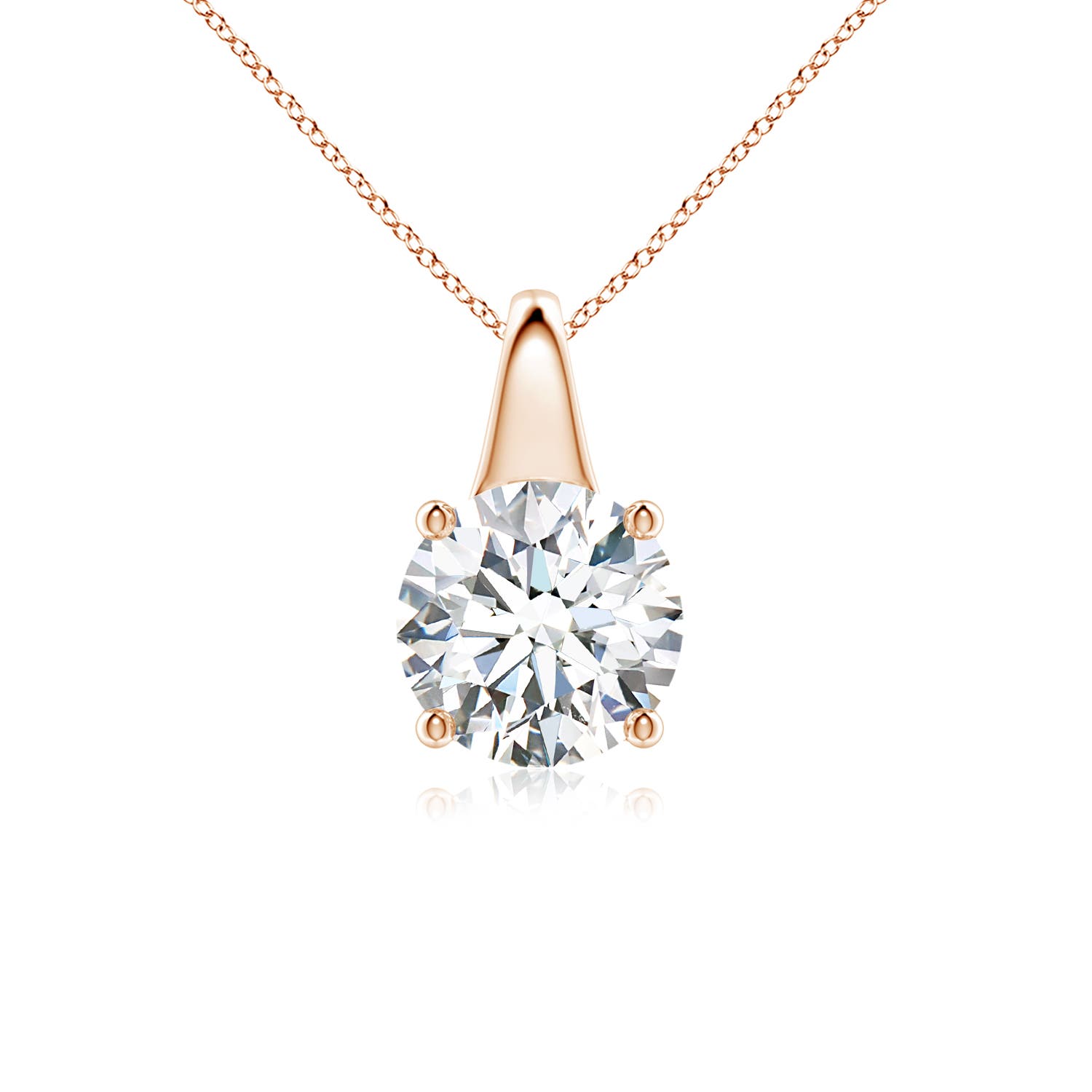 G, VS2 / 1.5 CT / 18 KT Rose Gold