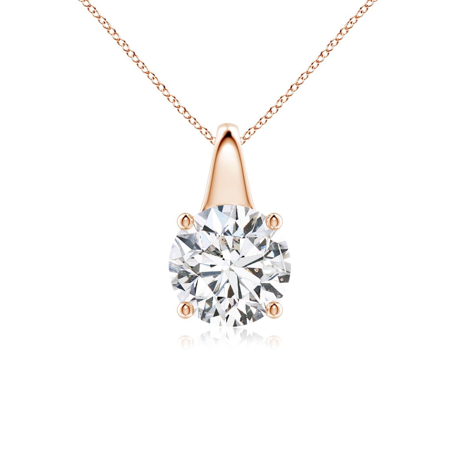 H, SI2 / 1.5 CT / 18 KT Rose Gold