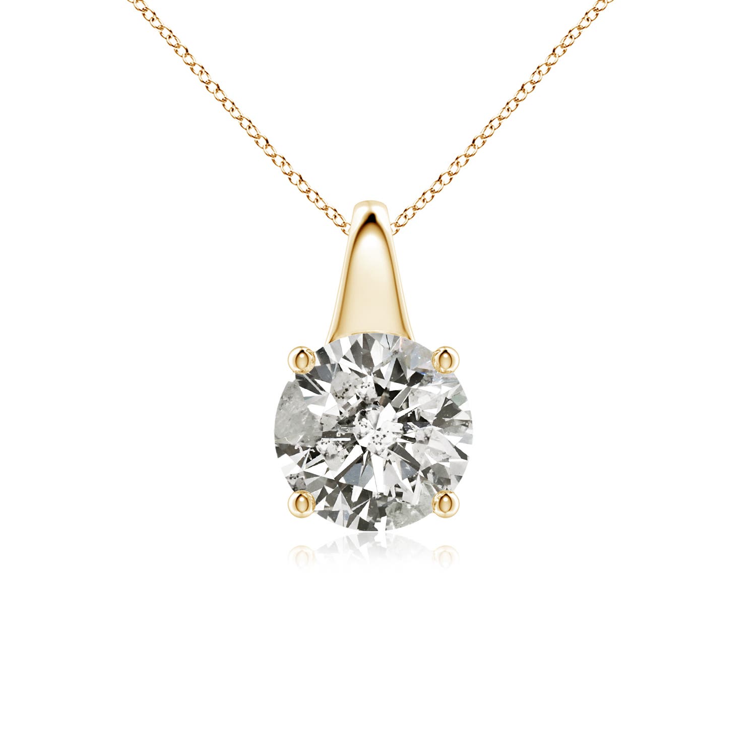 K, I3 / 1.5 CT / 18 KT Yellow Gold