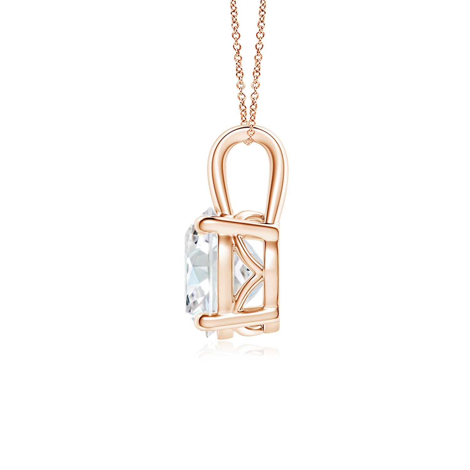 G, VS2 / 2 CT / 14 KT Rose Gold