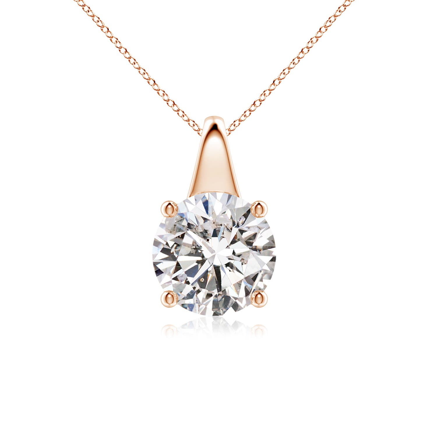 I-J, I1-I2 / 2 CT / 18 KT Rose Gold