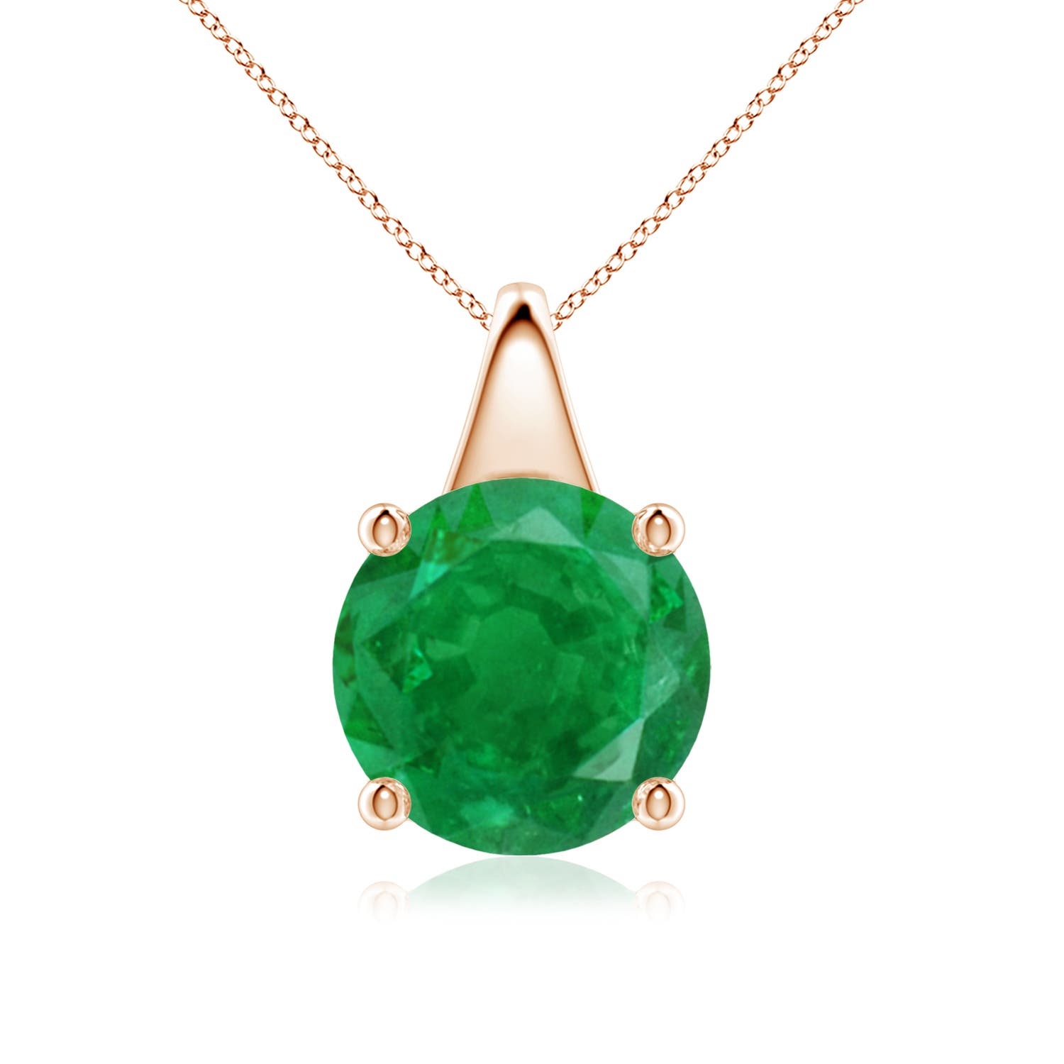 AA - Emerald / 3.75 CT / 18 KT Rose Gold