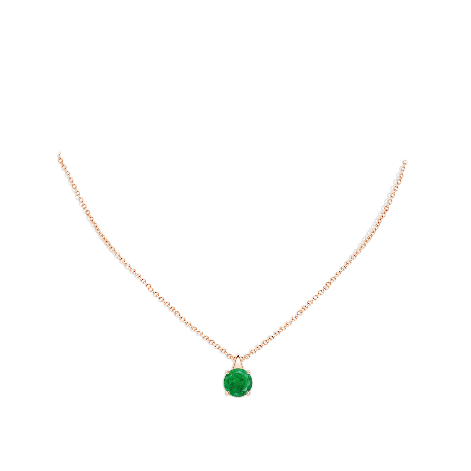 AA - Emerald / 3.75 CT / 18 KT Rose Gold