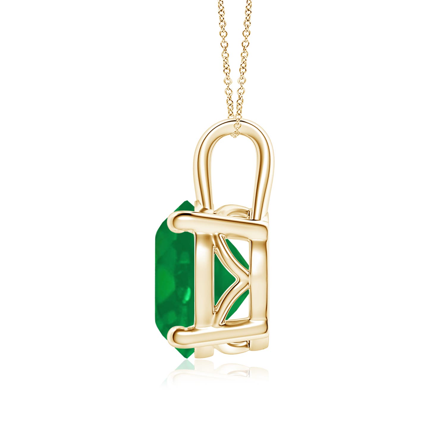 AA - Emerald / 3.75 CT / 18 KT Yellow Gold