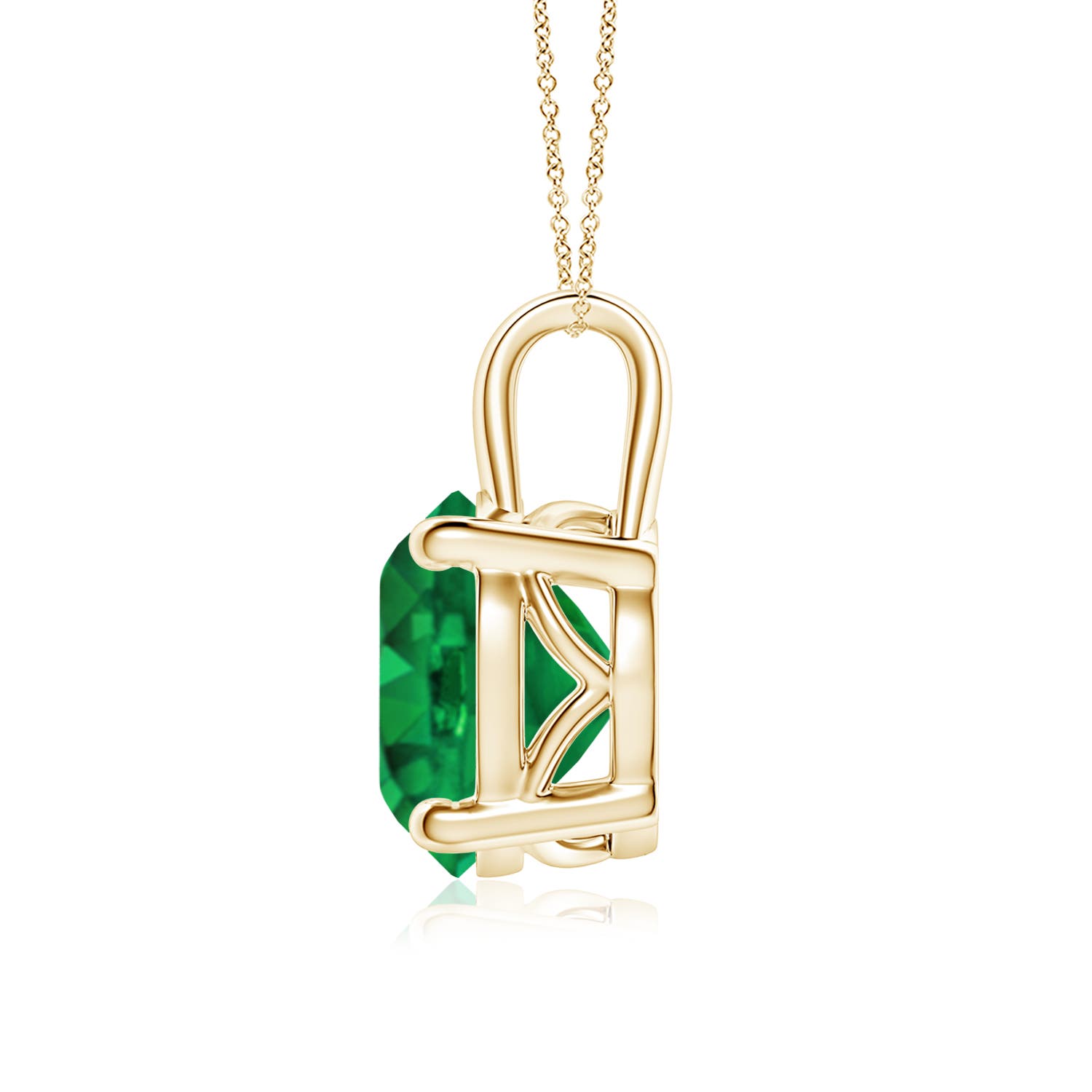 AAA - Emerald / 3.75 CT / 18 KT Yellow Gold