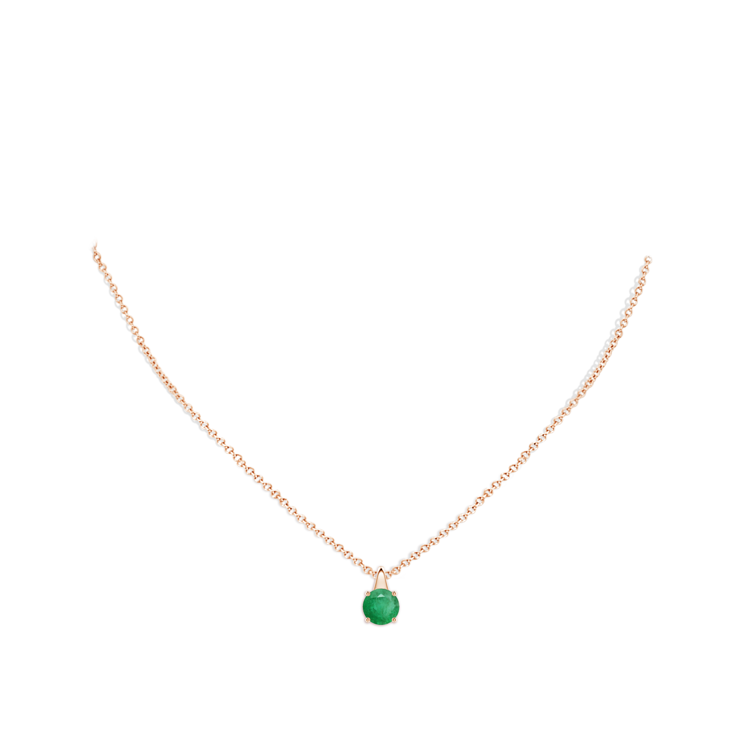 A - Emerald / 1.75 CT / 18 KT Rose Gold