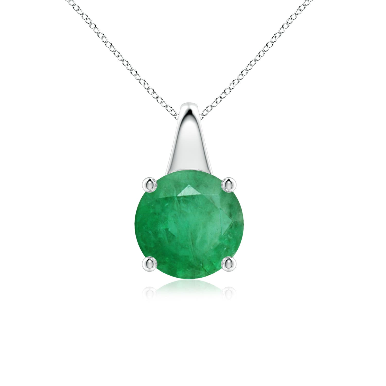 A - Emerald / 1.75 CT / 18 KT White Gold