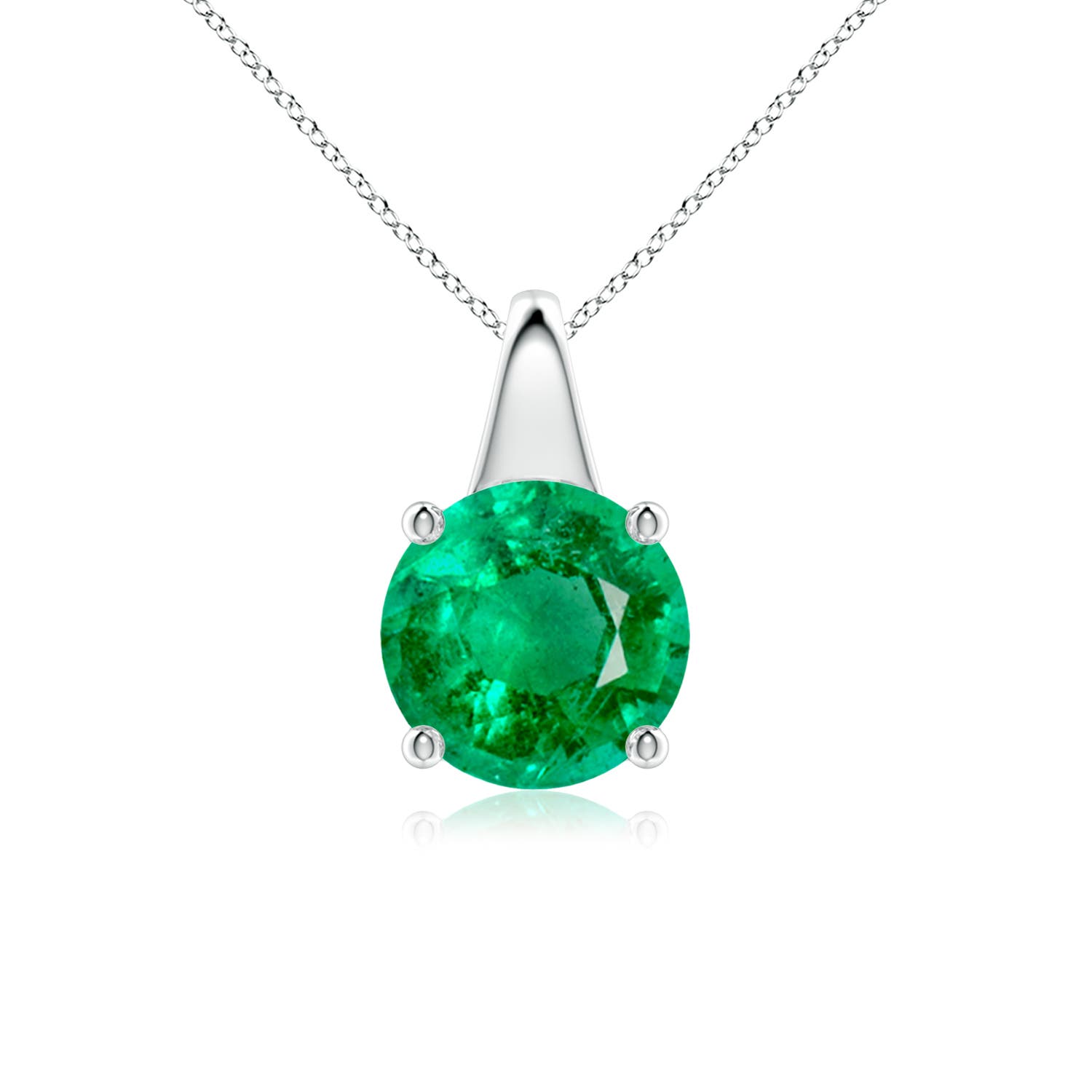 AAA - Emerald / 1.75 CT / 18 KT White Gold