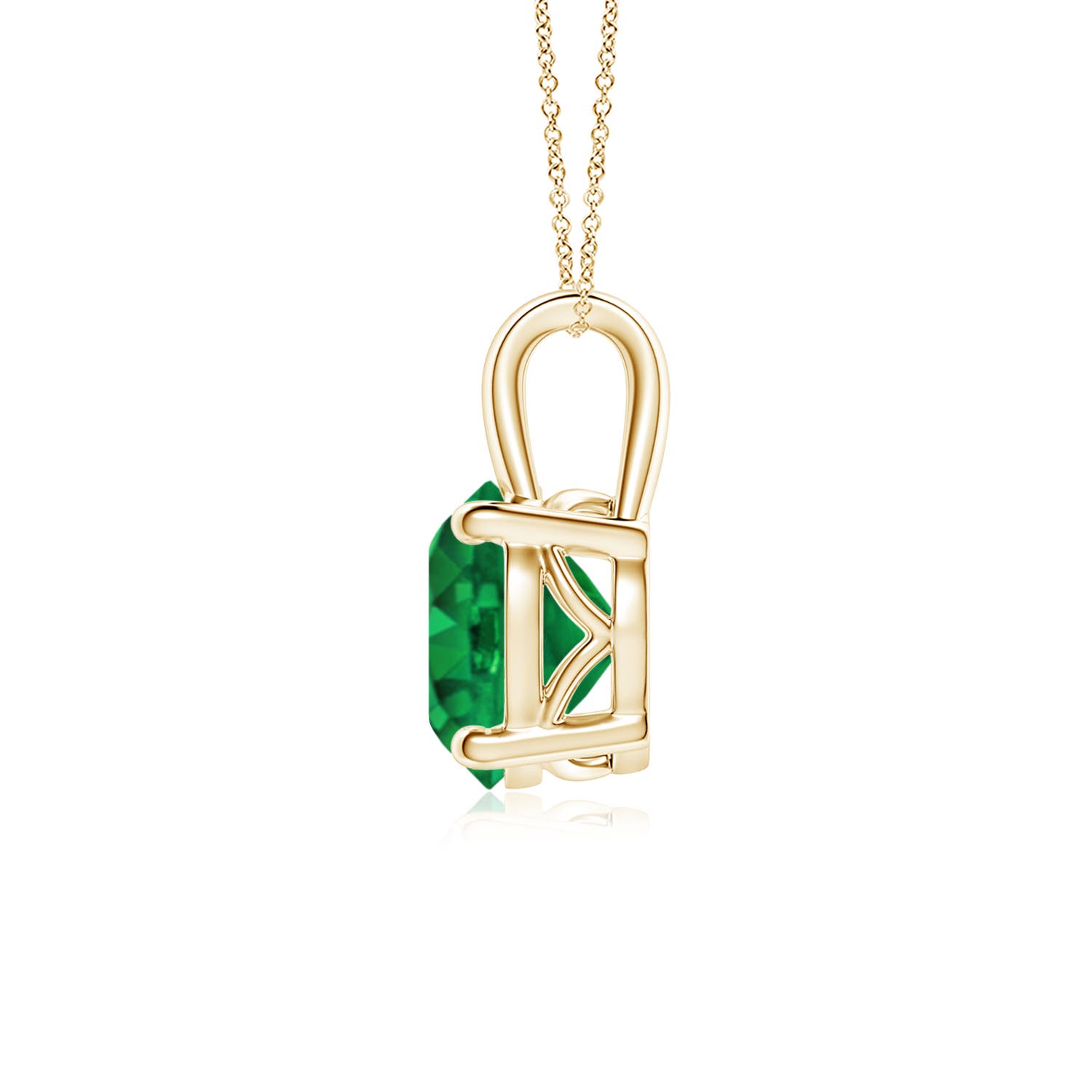 AAA - Emerald / 1.75 CT / 18 KT Yellow Gold