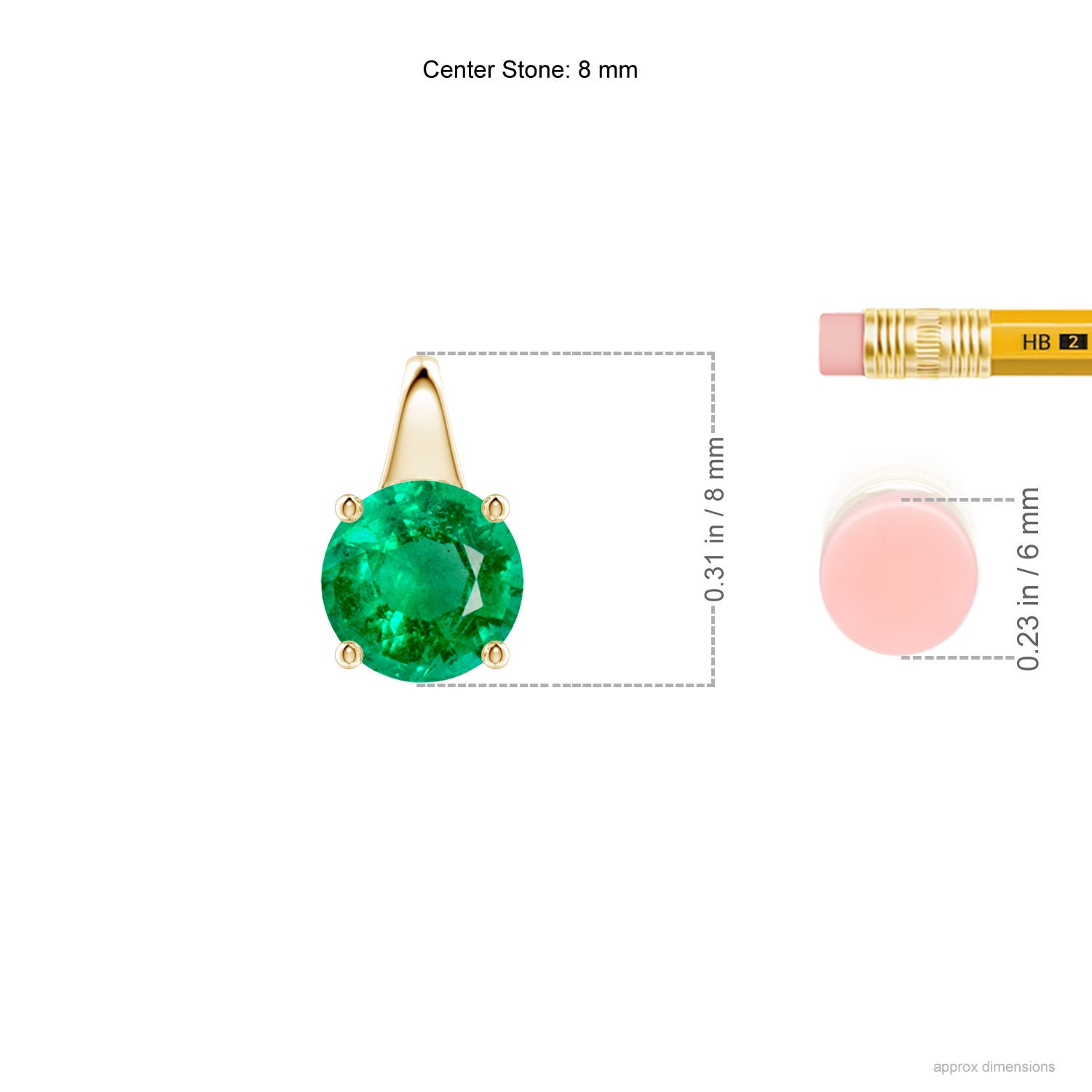 AAA - Emerald / 1.75 CT / 18 KT Yellow Gold