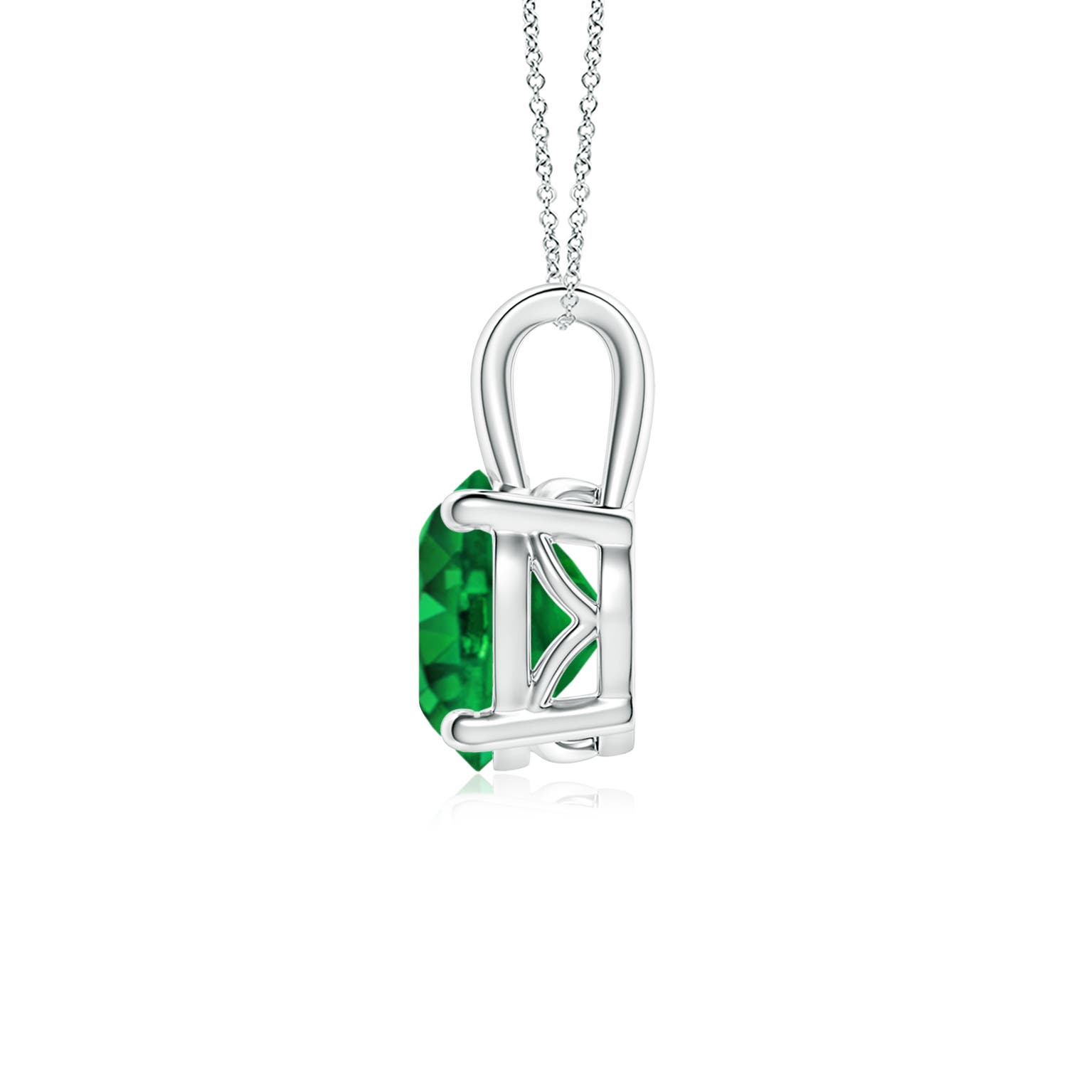 AAAA - Emerald / 1.75 CT / 18 KT White Gold