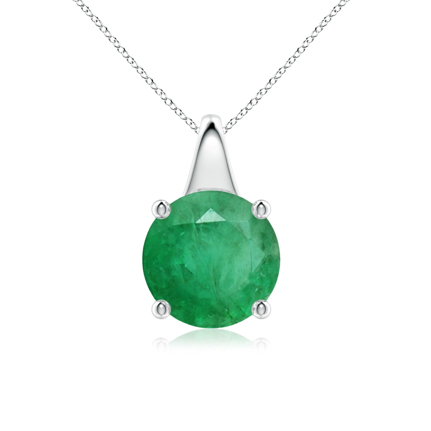 A - Emerald / 2.5 CT / 18 KT White Gold