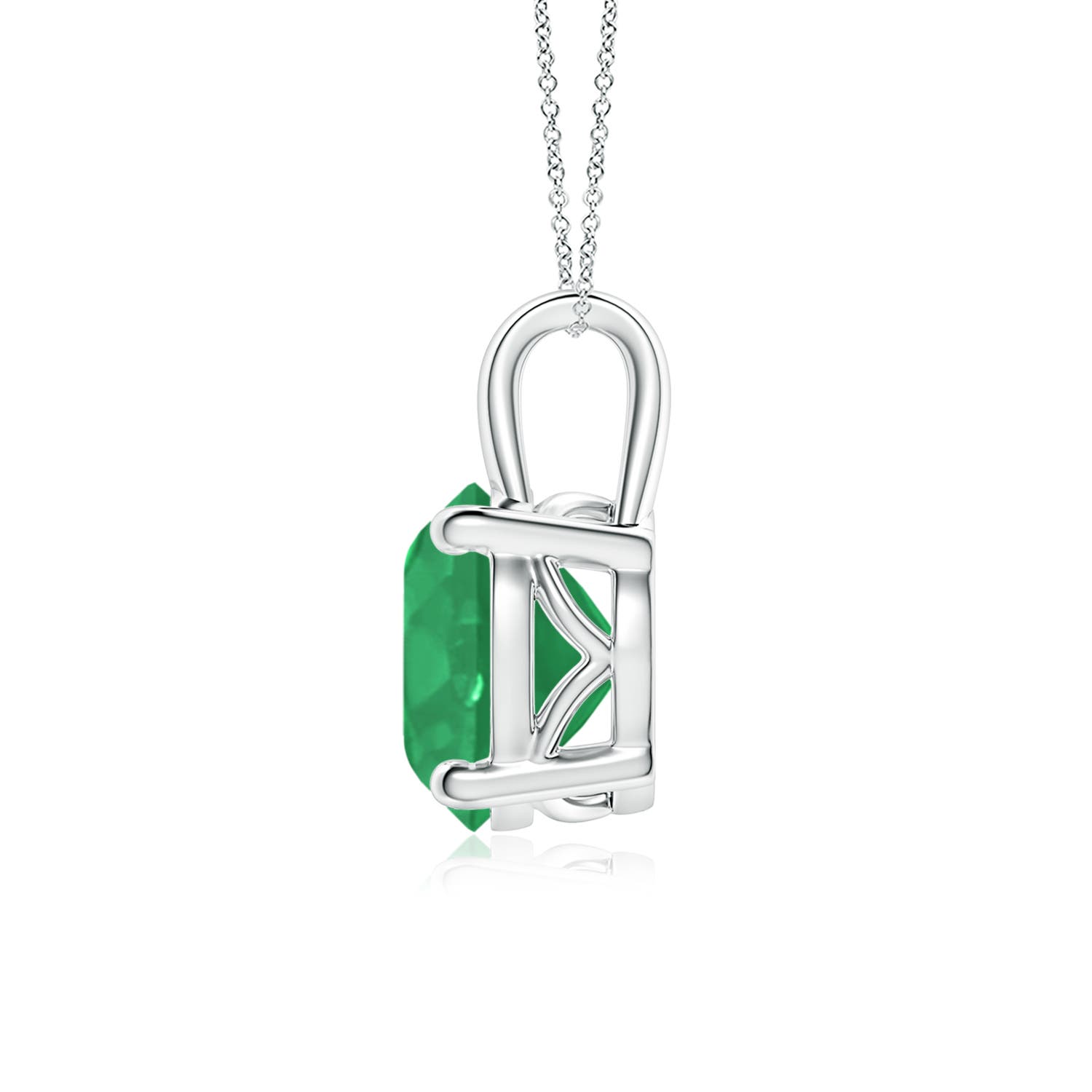 A - Emerald / 2.5 CT / 18 KT White Gold