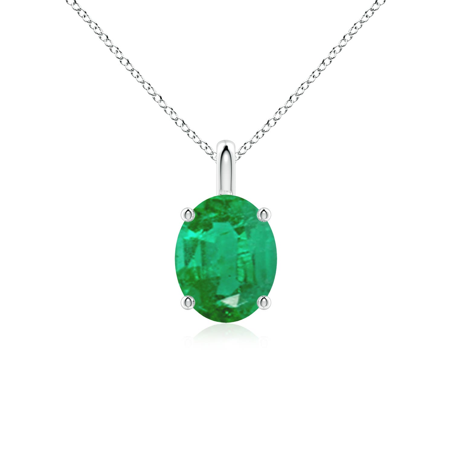 AA - Emerald / 2.25 CT / 18 KT White Gold