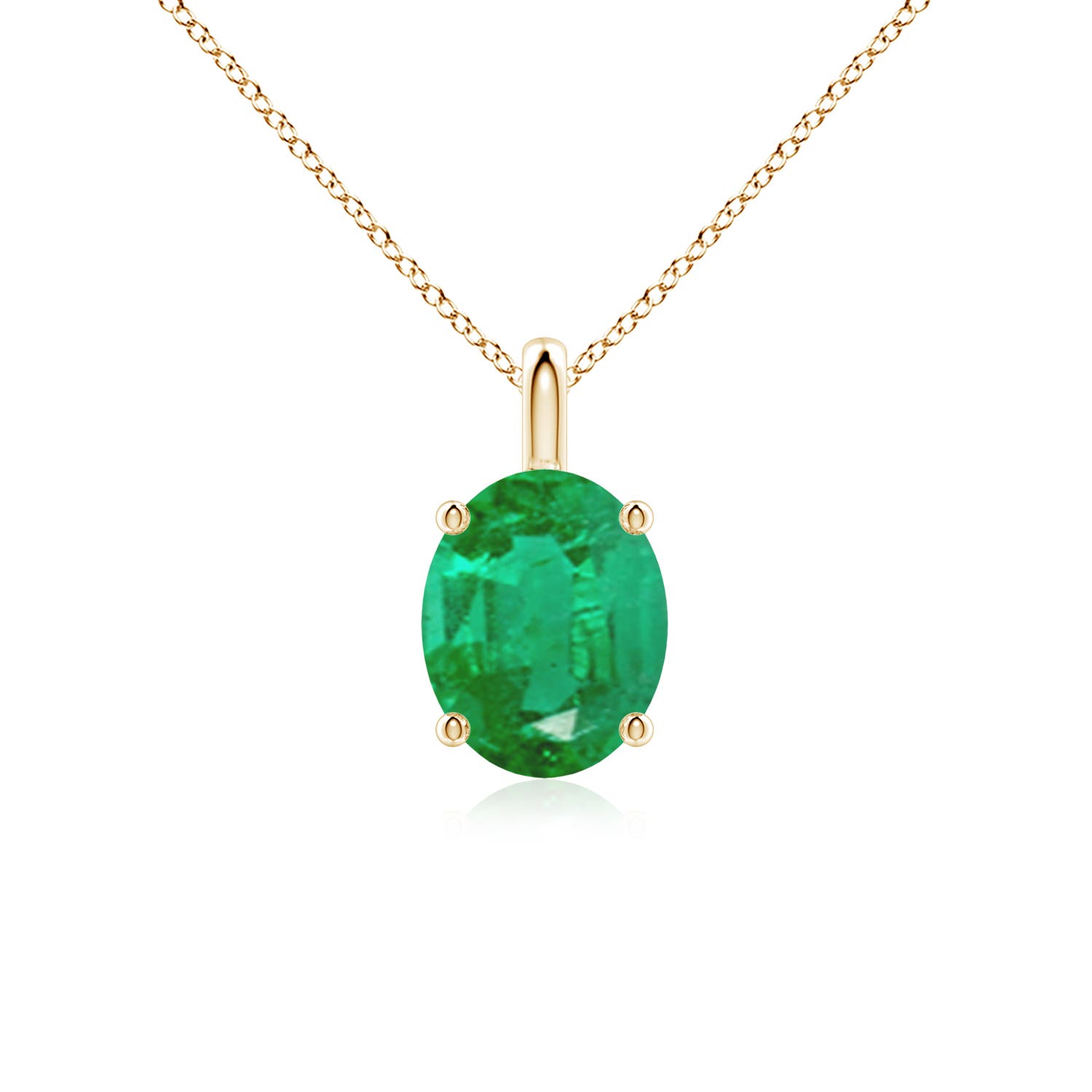 AA - Emerald / 2.25 CT / 18 KT Yellow Gold