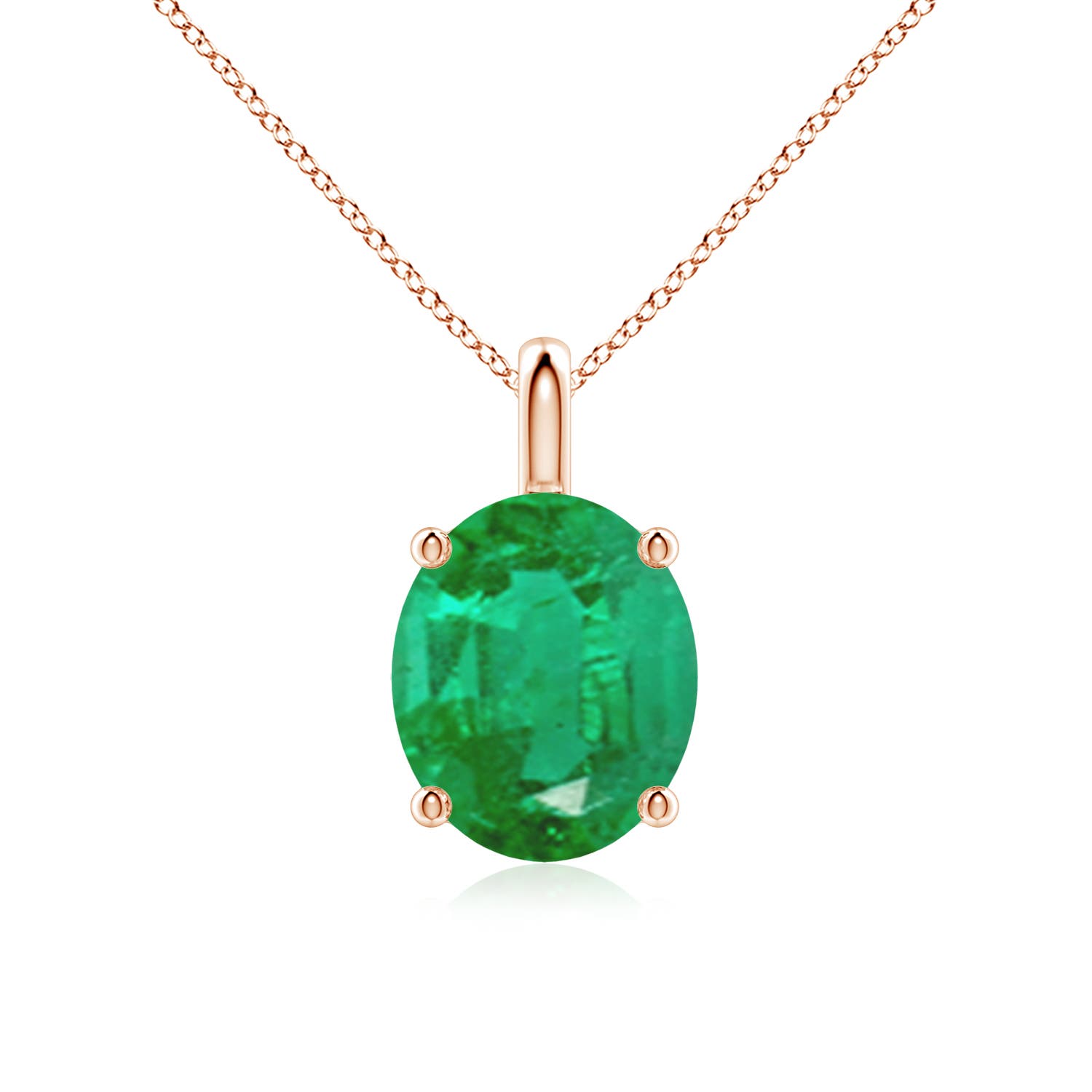 AA - Emerald / 4.75 CT / 18 KT Rose Gold