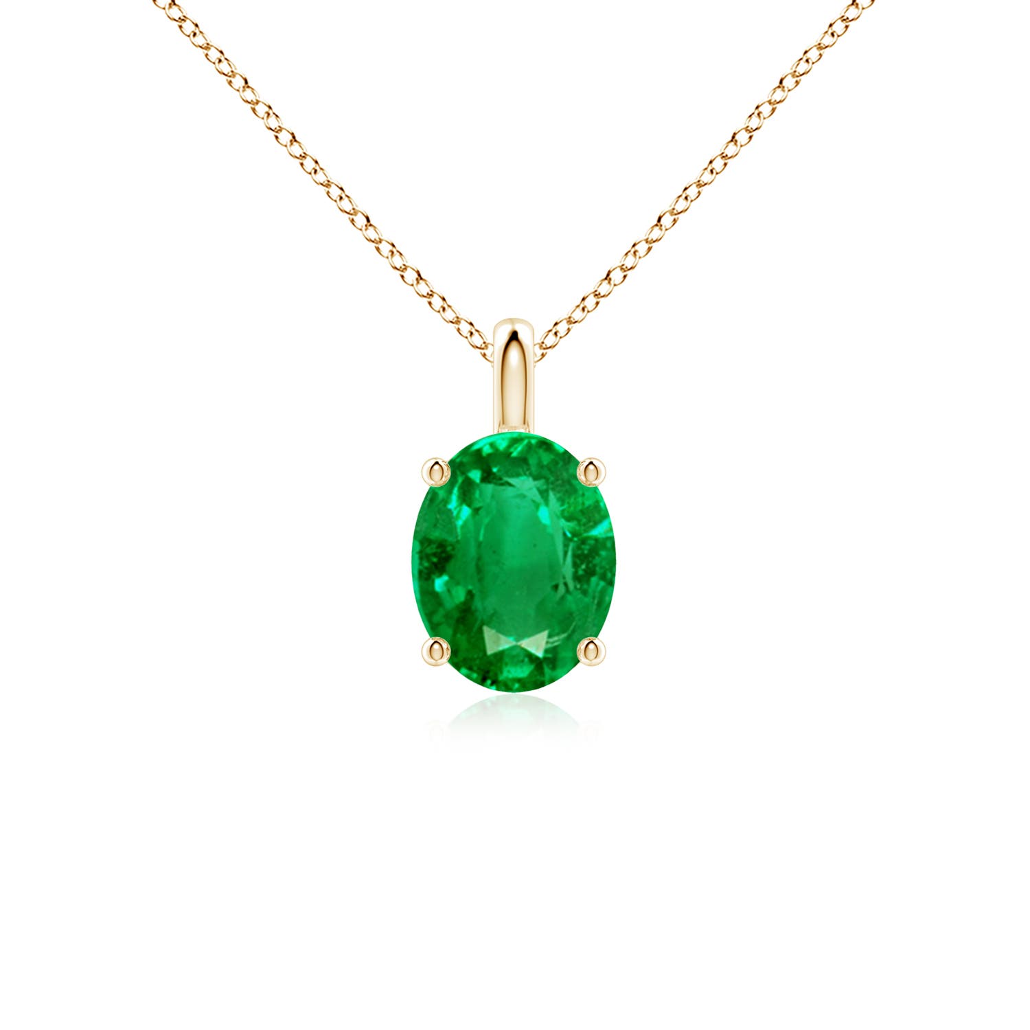 AAA - Emerald / 1.5 CT / 18 KT Yellow Gold