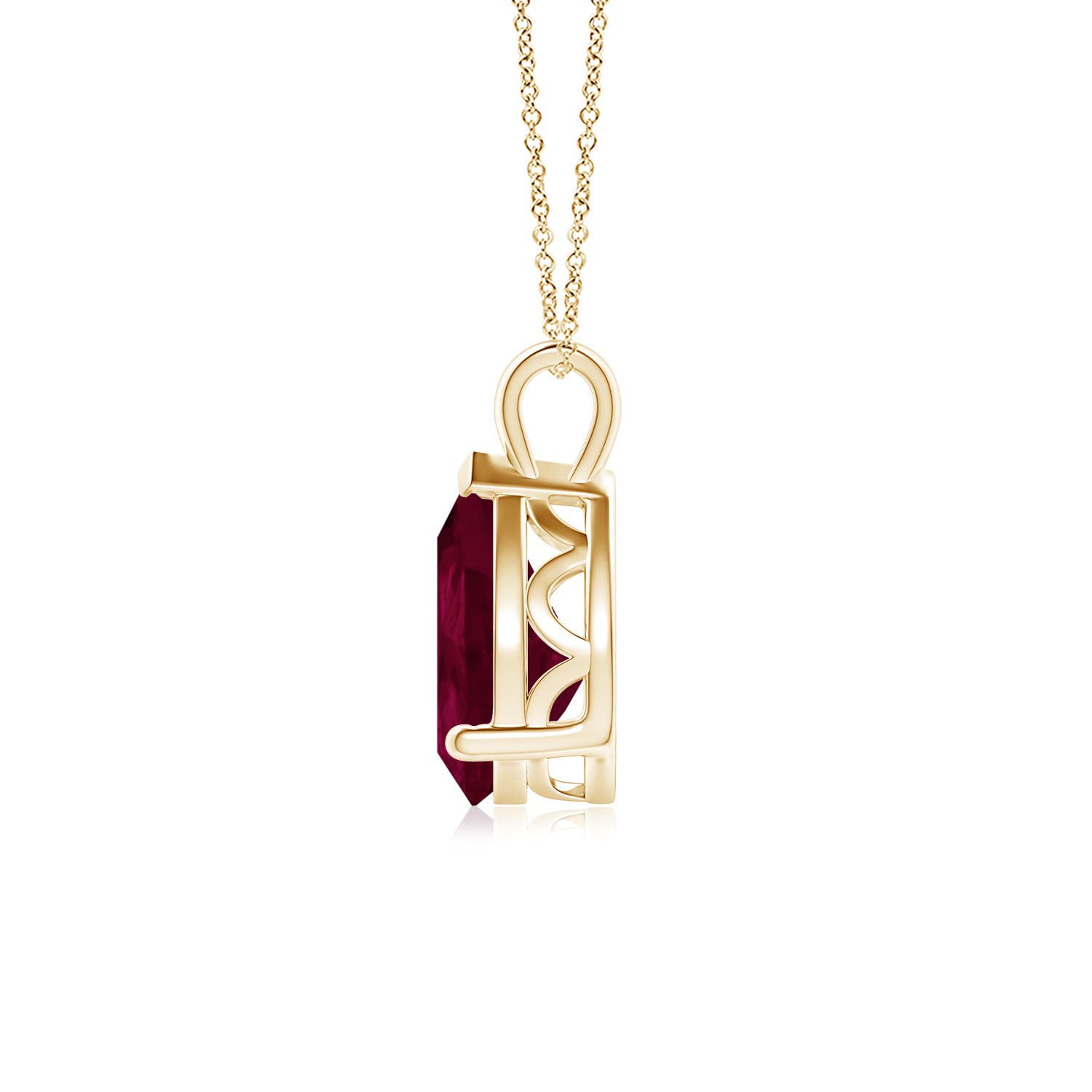 A - Ruby / 2.7 CT / 18 KT Yellow Gold