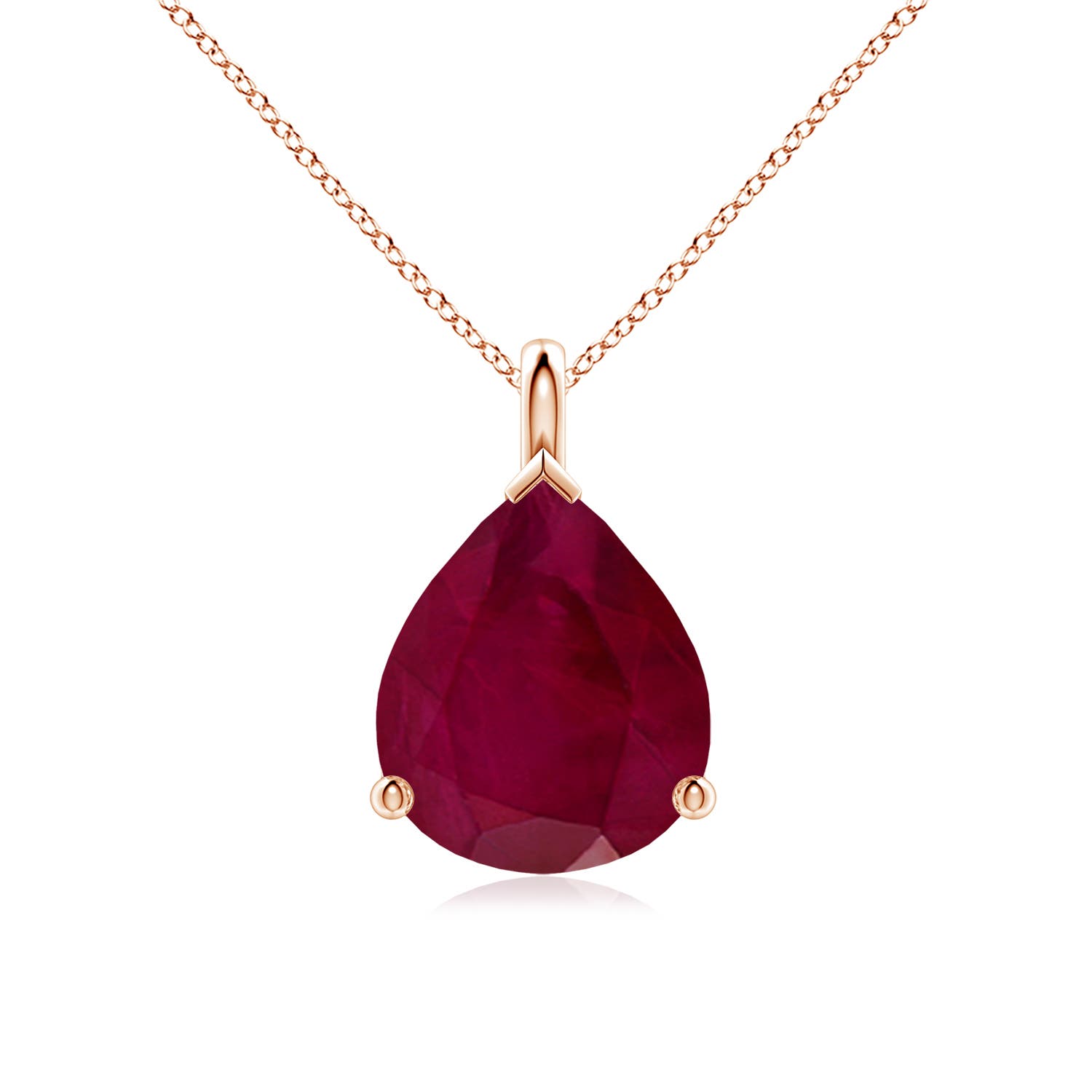 A - Ruby / 5 CT / 18 KT Rose Gold