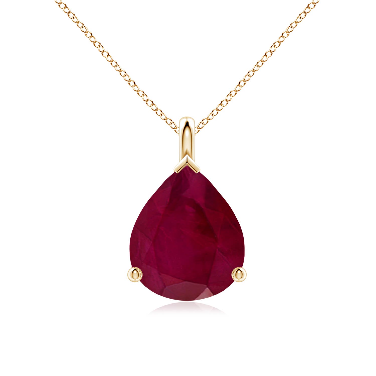 A - Ruby / 5 CT / 18 KT Yellow Gold